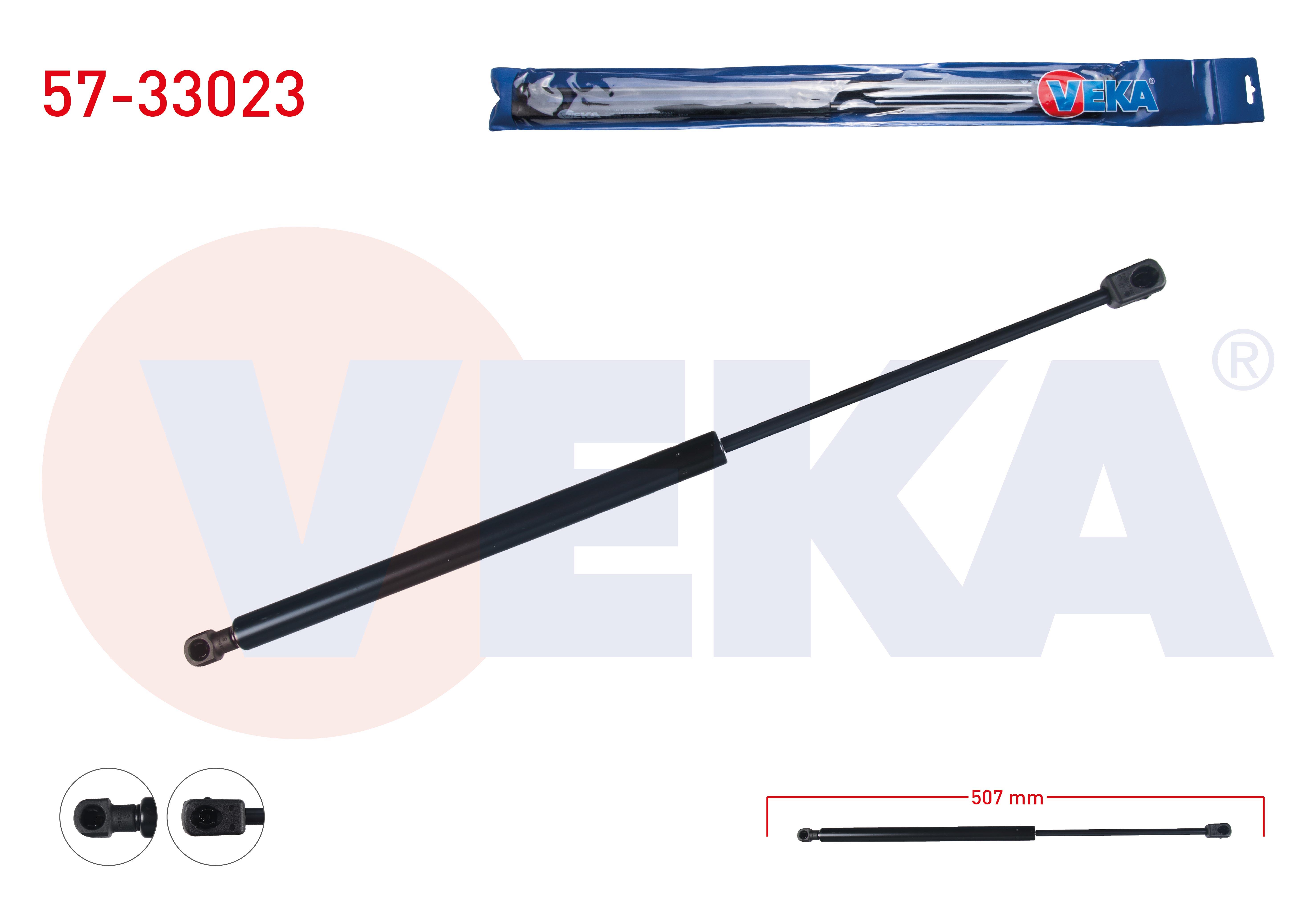 BAGAJ AMORTISORU 507mm/520N PEUGEOT 207 SW 2006-2012 / FIAT MULTIPLA (186) 1999-2010
