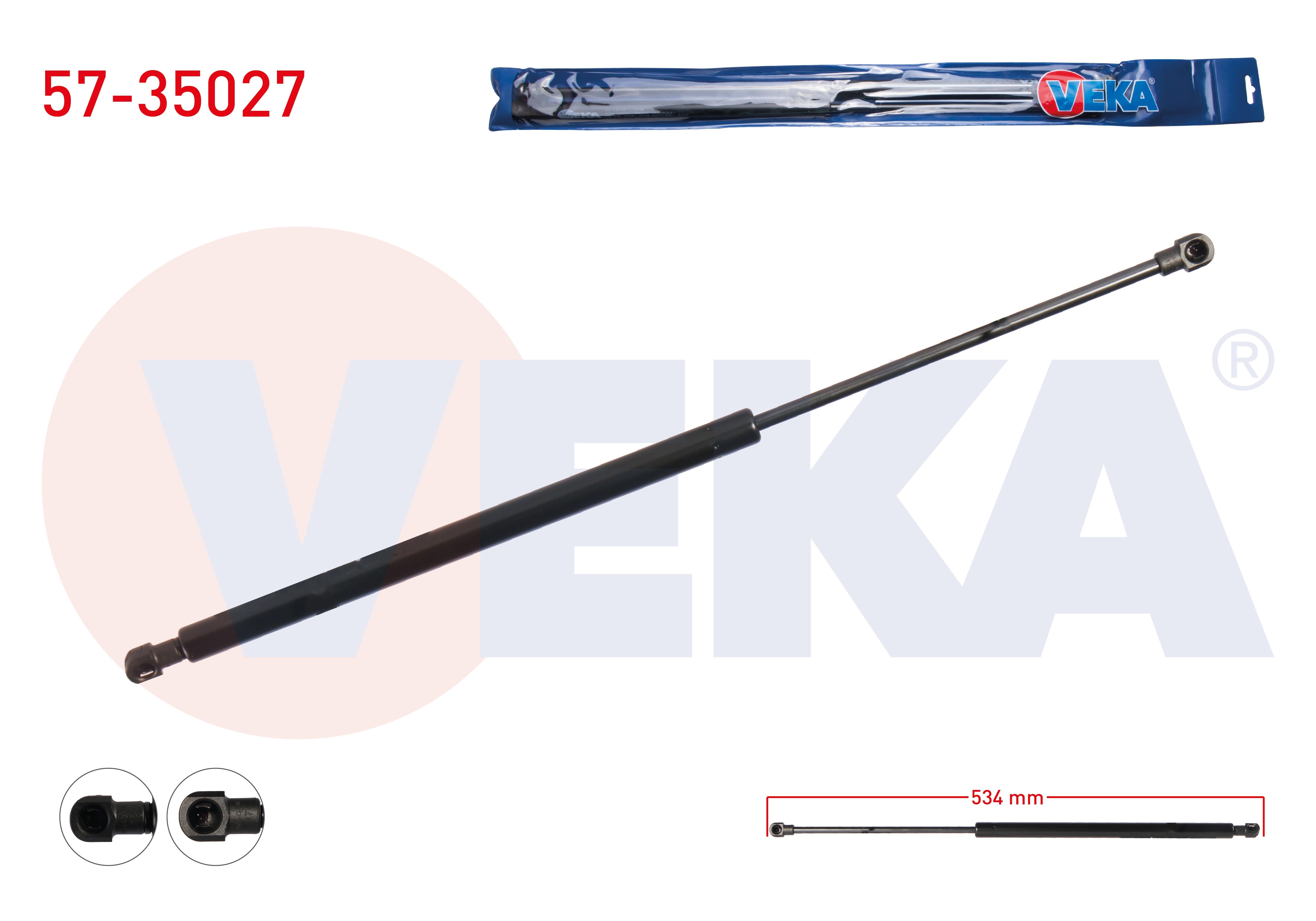 BAGAJ AMORTISORU 534mm/575N RENAULT MEGANE IV GRANDTOUR 2016-