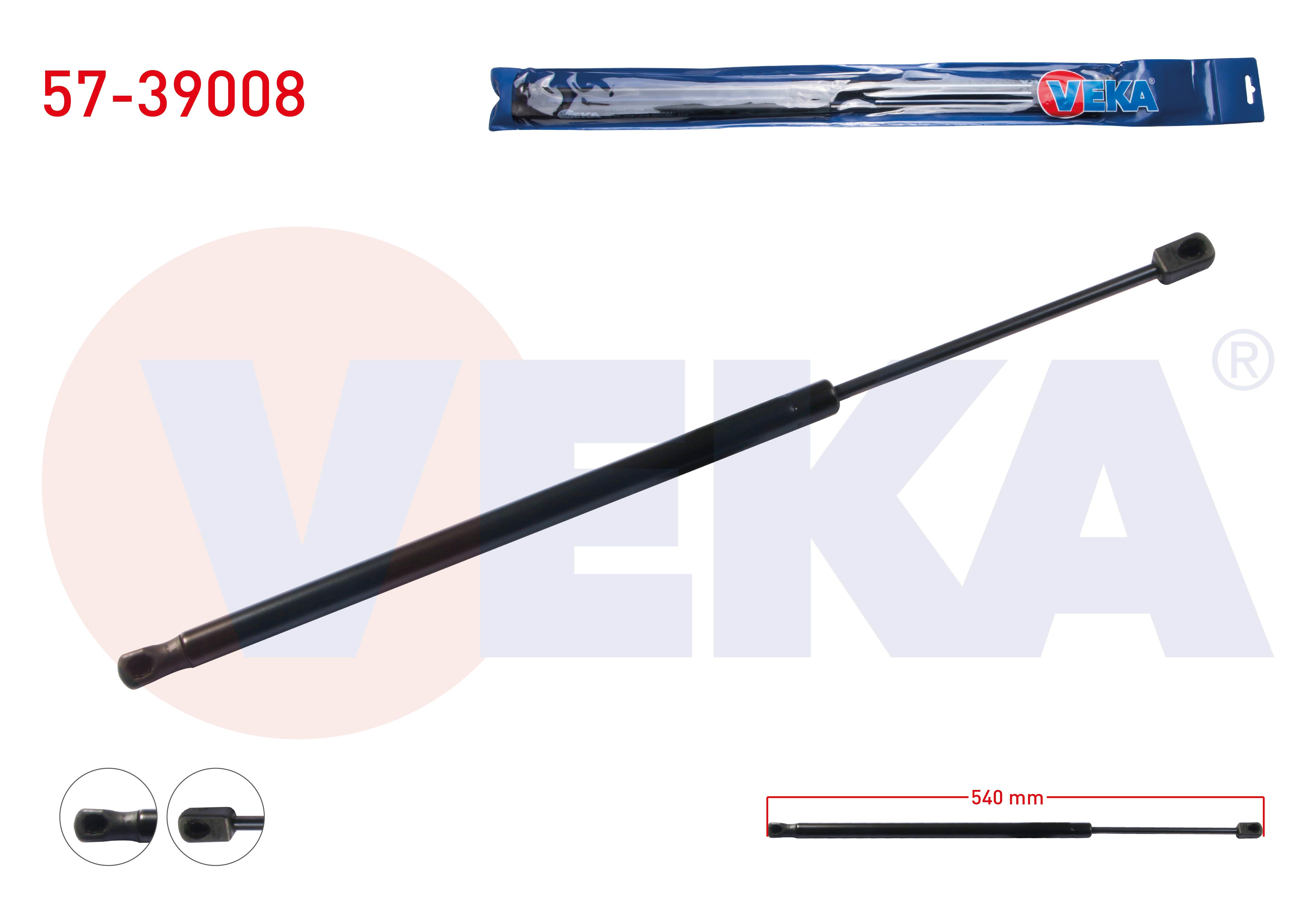 BAGAJ AMORTISORU 540mm/650N SKODA SUPERB (3T4) 2010-2015