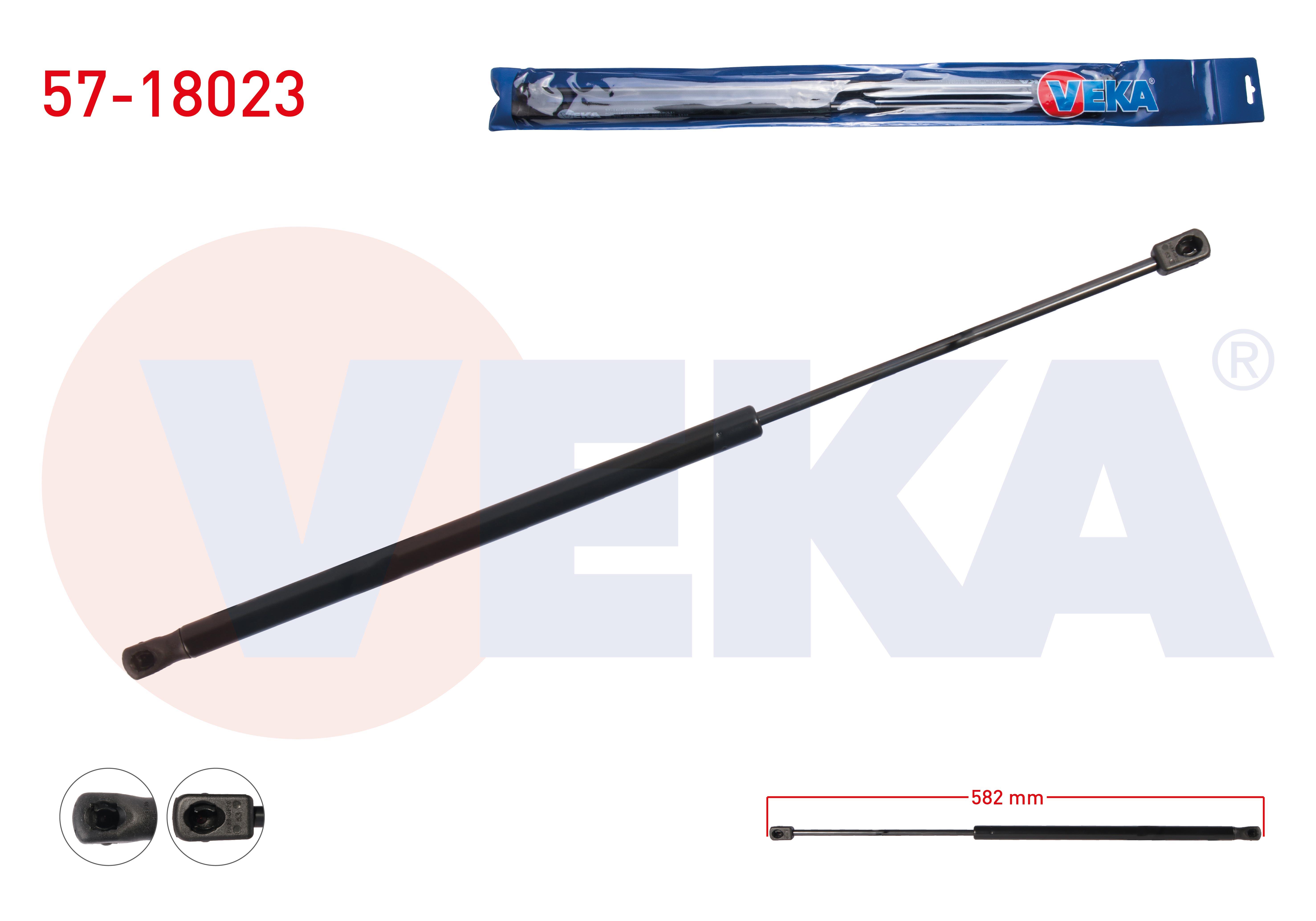 BAGAJ AMORTISORU 582mm/390N FIAT EGEA STATION WAGON 2015-