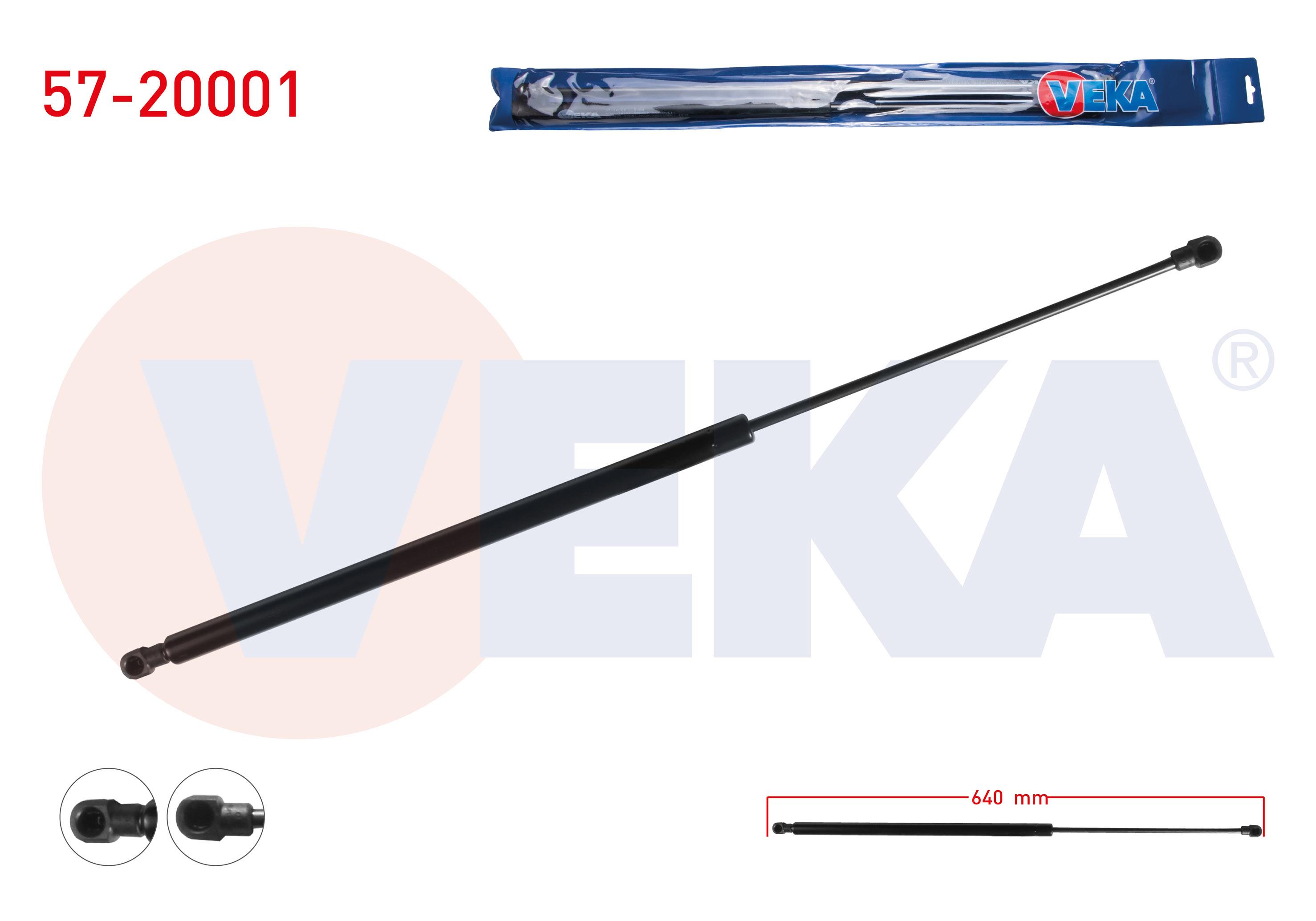 BAGAJ AMORTISORU 640mm/465N HONDA CIVIC VIII 5 KAPI 2005-2012