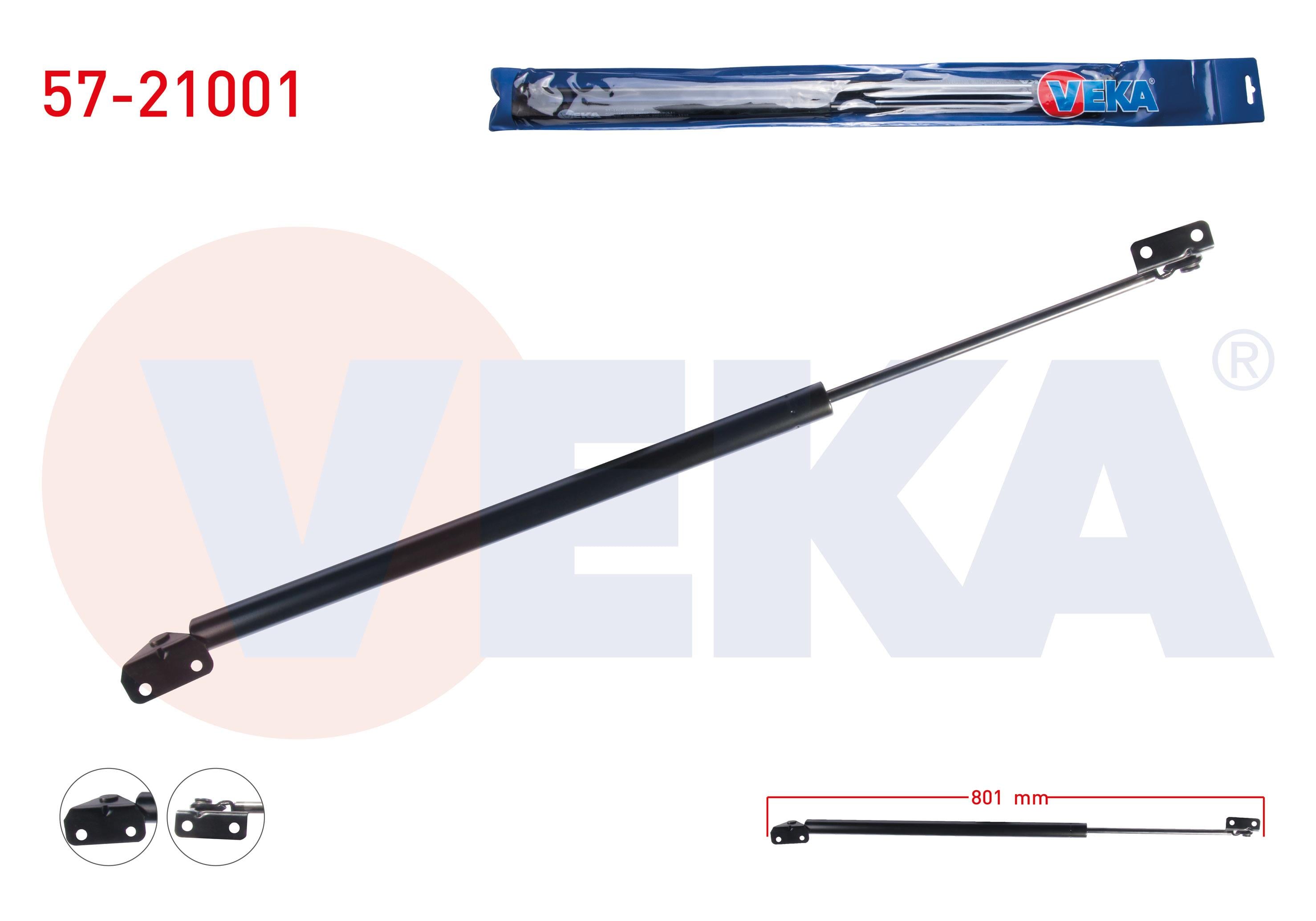 BAGAJ AMORTISORU 747mm/700N SOL HYUNDAI H100 1993-2004
