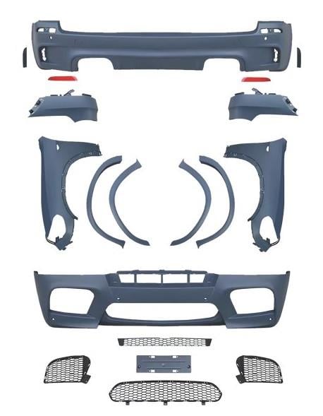 BODY KİT X5:E70 PDCLI:ÖN/ARKA, 2B2-ÇıKıŞ, ÇAMURLUKLAR/DODIKLER -X5M- 2007-09