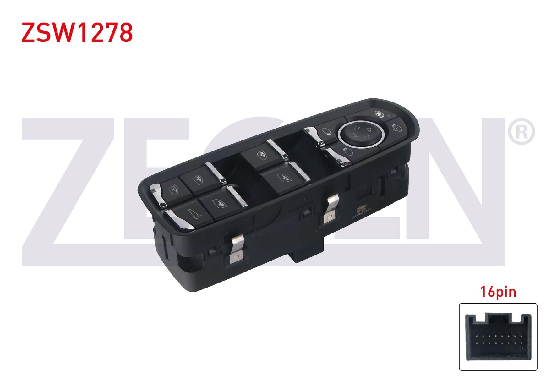 CAM ACMA ANAHTAR GRUP AYNA AYARLI KROM KATLANIR AYNA 16 PIN PORSCHE CAYENNE 2010-/ MACAN 2014-