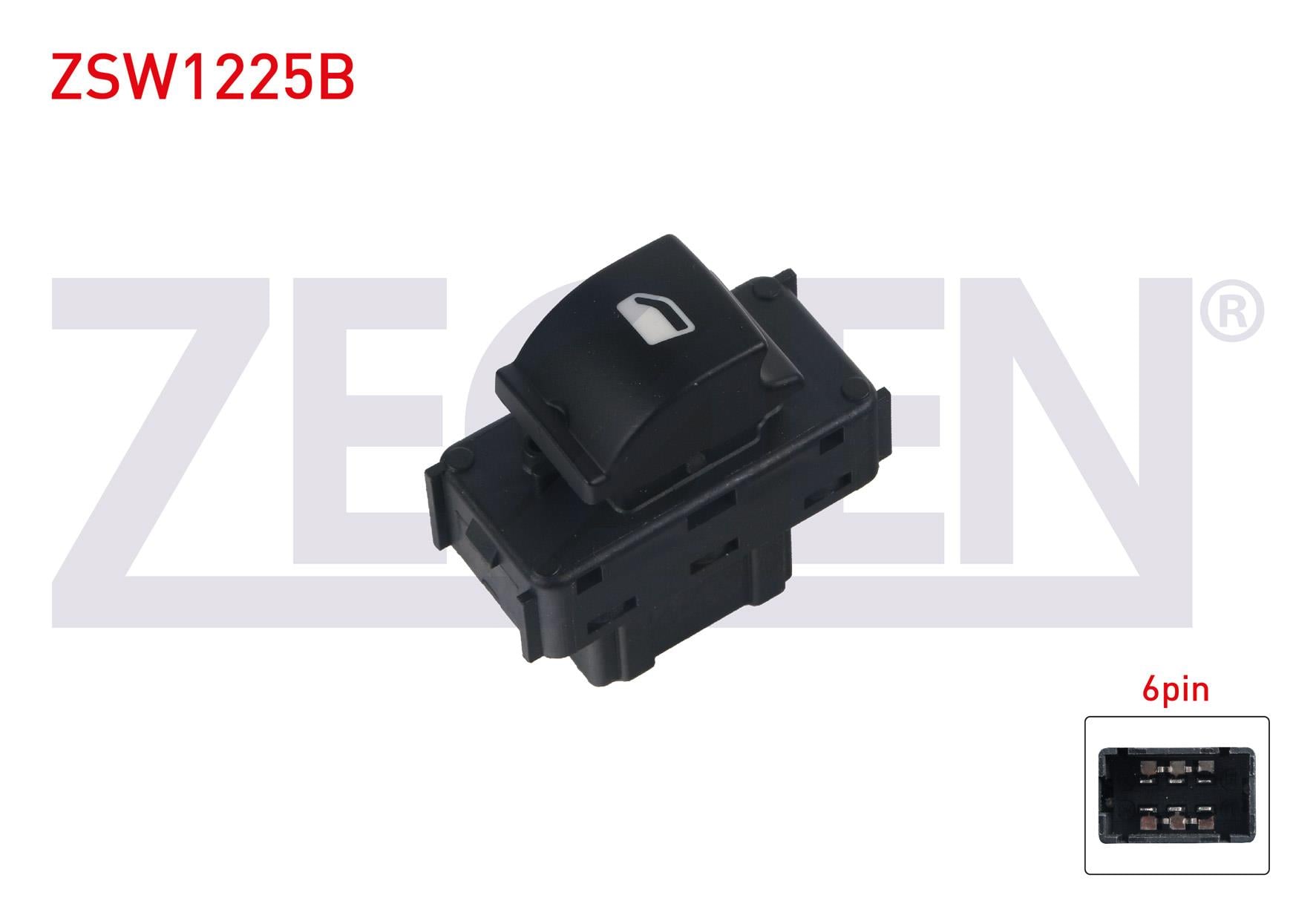 CAM ACMA ANAHTARI TEKLI SIYAH SOKETLI 6 PIN C-ELYSEE - 301 2012-/ DS3 2009-2013