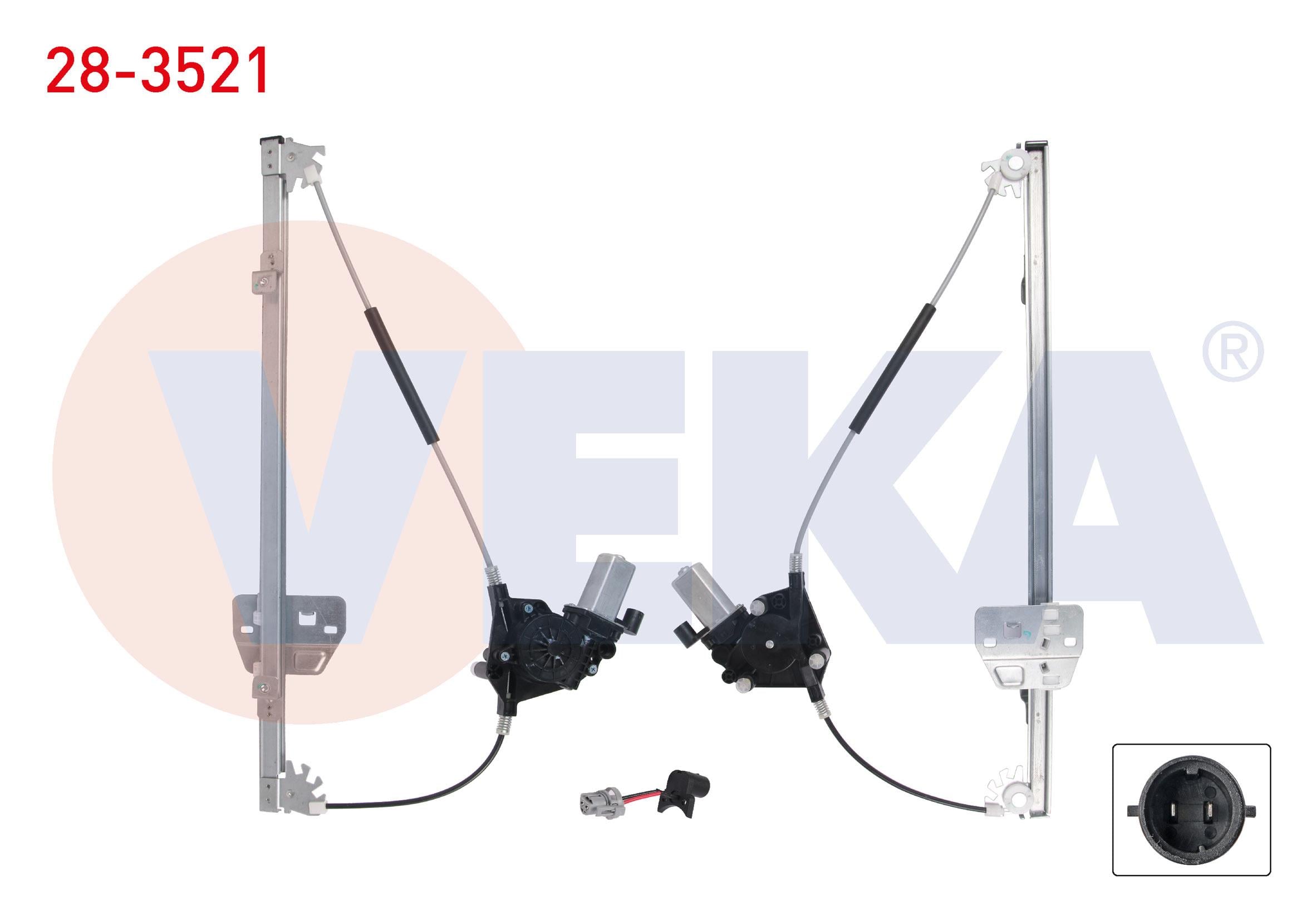 CAM KRIKOSU ELEKTRIKLI MOTORLU SAG ON RENAULT MASTER II 1998-2010 / OPEL MOVANO A 2001-2010