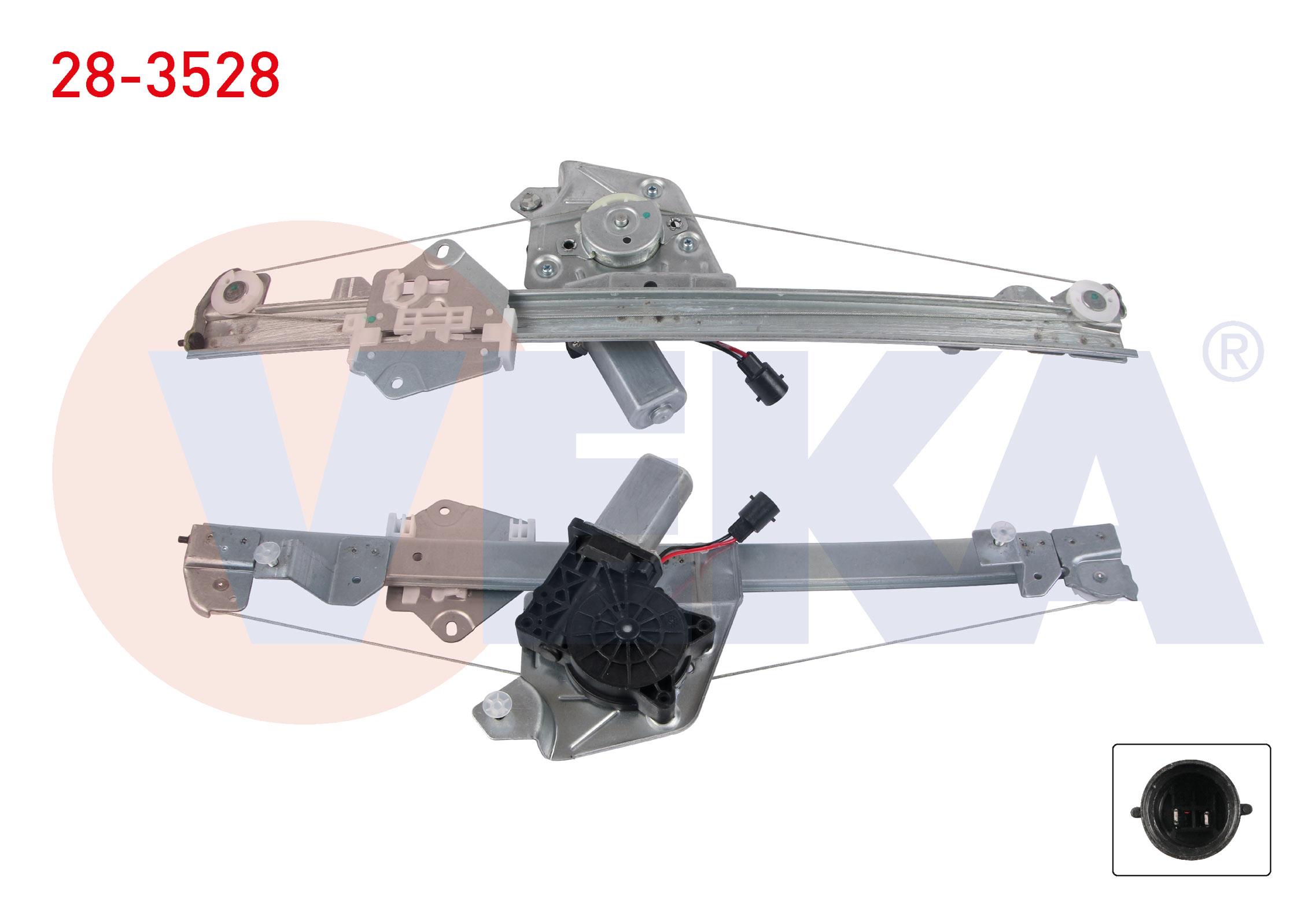 CAM KRIKOSU ELEKTRIKLI MOTORLU SOL ON DACIA SANDERO 2008-2013 / DUSTER 2010-2018