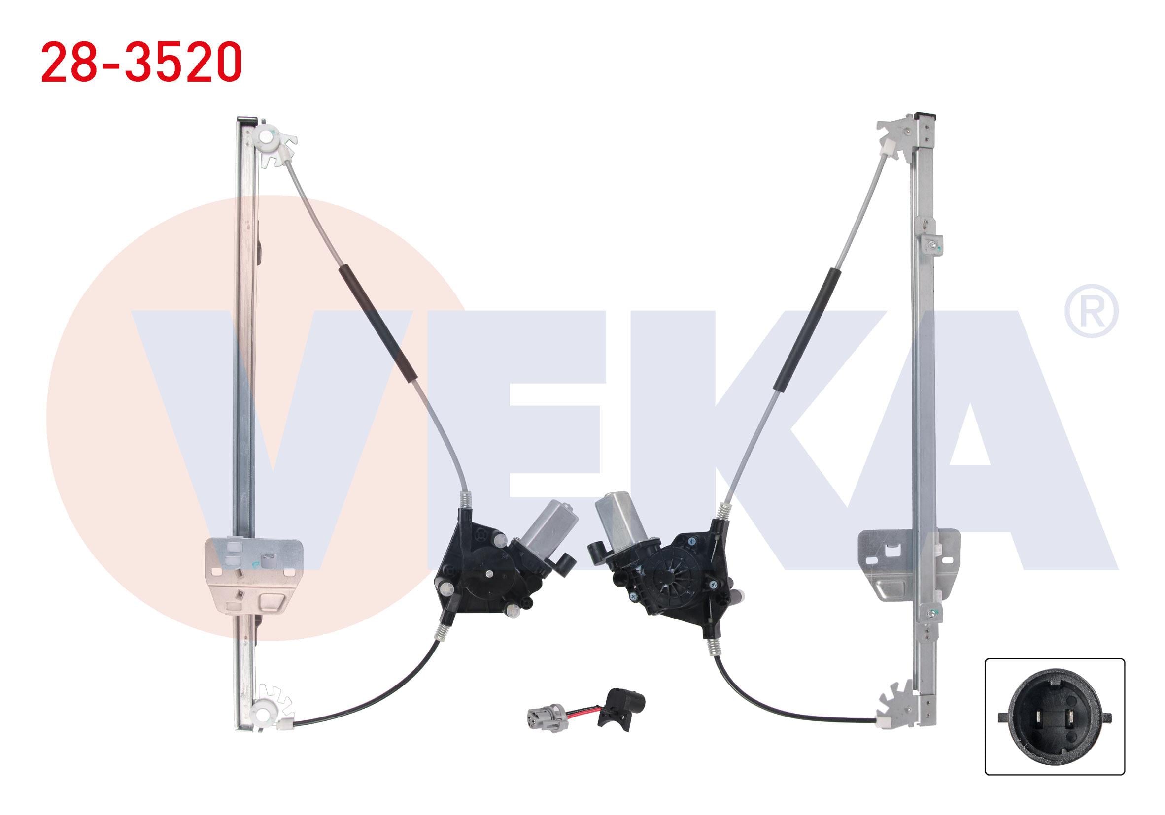 CAM KRIKOSU ELEKTRIKLI MOTORLU SOL ON RENAULT MASTER II 1998-2010 / OPEL MOVANO A 2001-2010