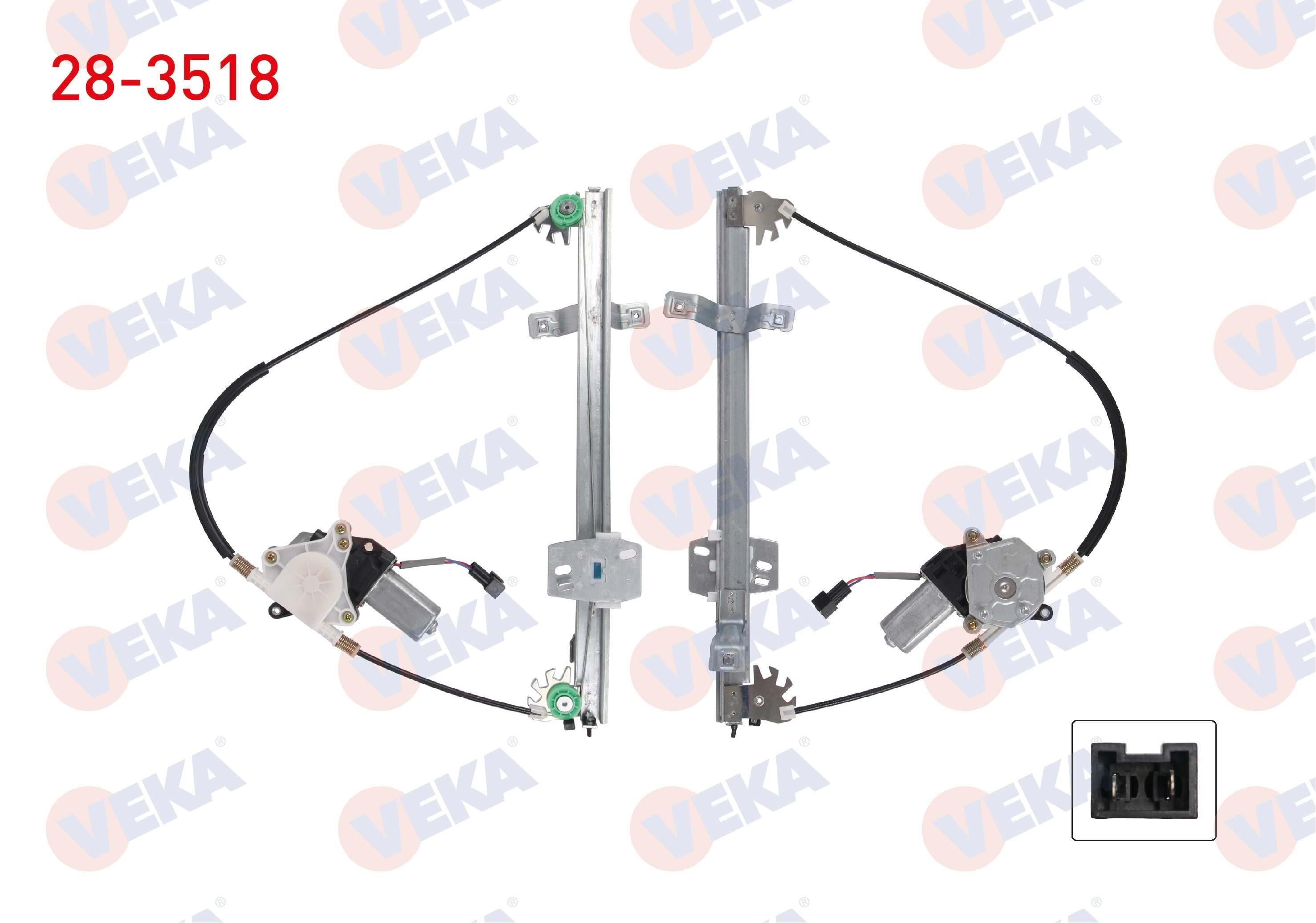 CAM KRIKOSU ELEKTRIKLI TELLI SOL ON RENAULT R9 1.4 - 1.6 1985-2000 / R11 FLASH 1.7 1987-1995