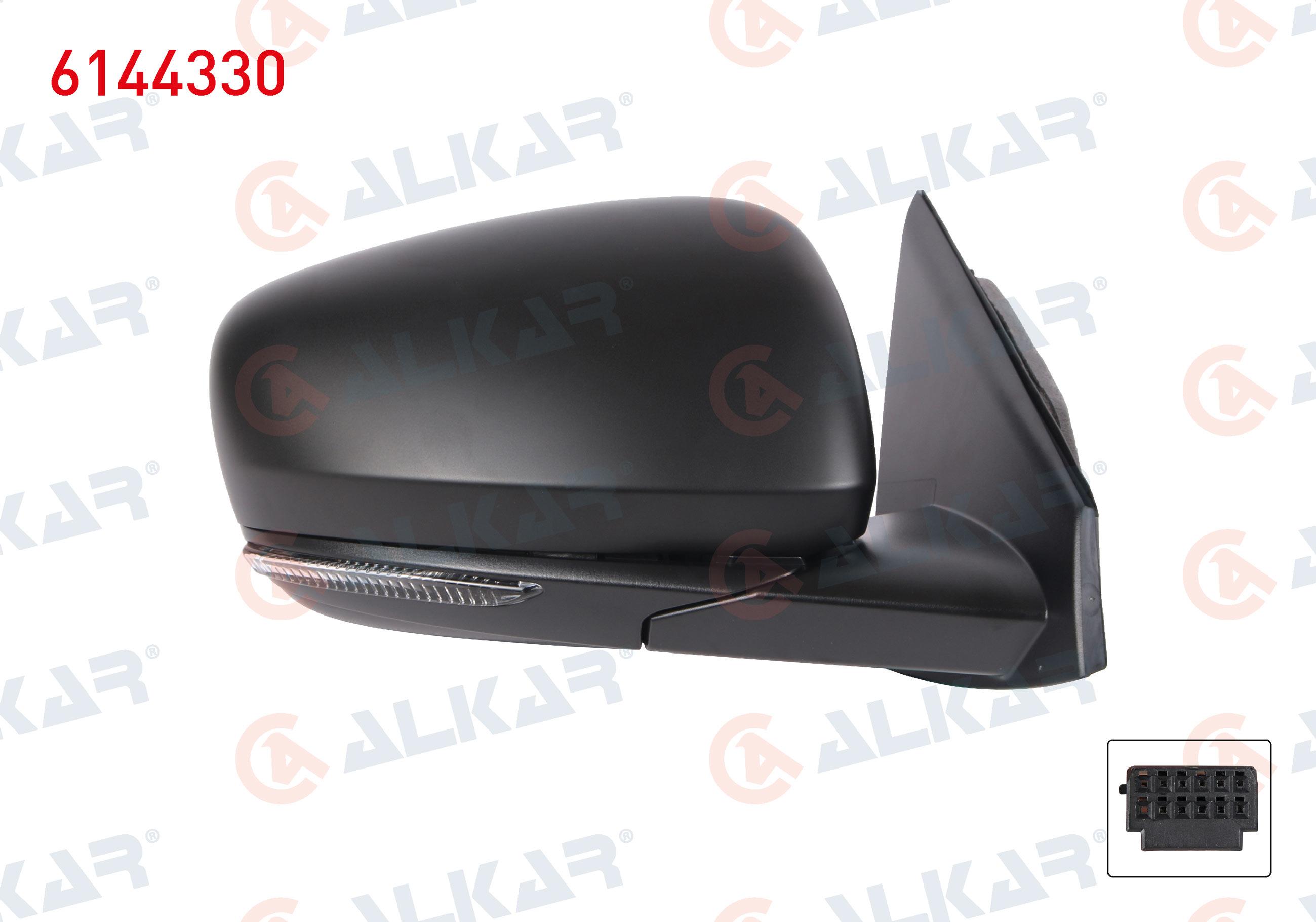 DIS DIKIZ AYNASI SAG ELEKTRIKLI ISITMALI ASTARLI OTOMATIK KATLANIR SINYALLI SENSORLU 11 PIN RENAULT KADJAR 2015-
