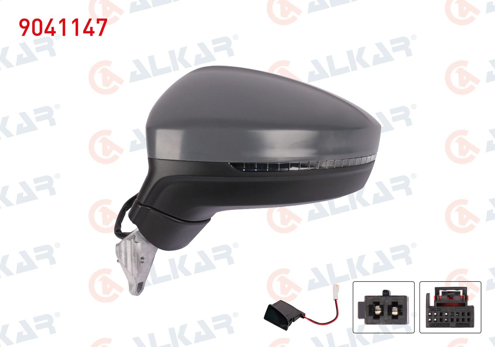 DIS DIKIZ AYNASI SOL ELEKTRIKLI ISITMALI ASTARLI SINYALLI ASFERIK KOR NOKTALI 8 PIN VOLKSWAGEN TIGUAN 2017-
