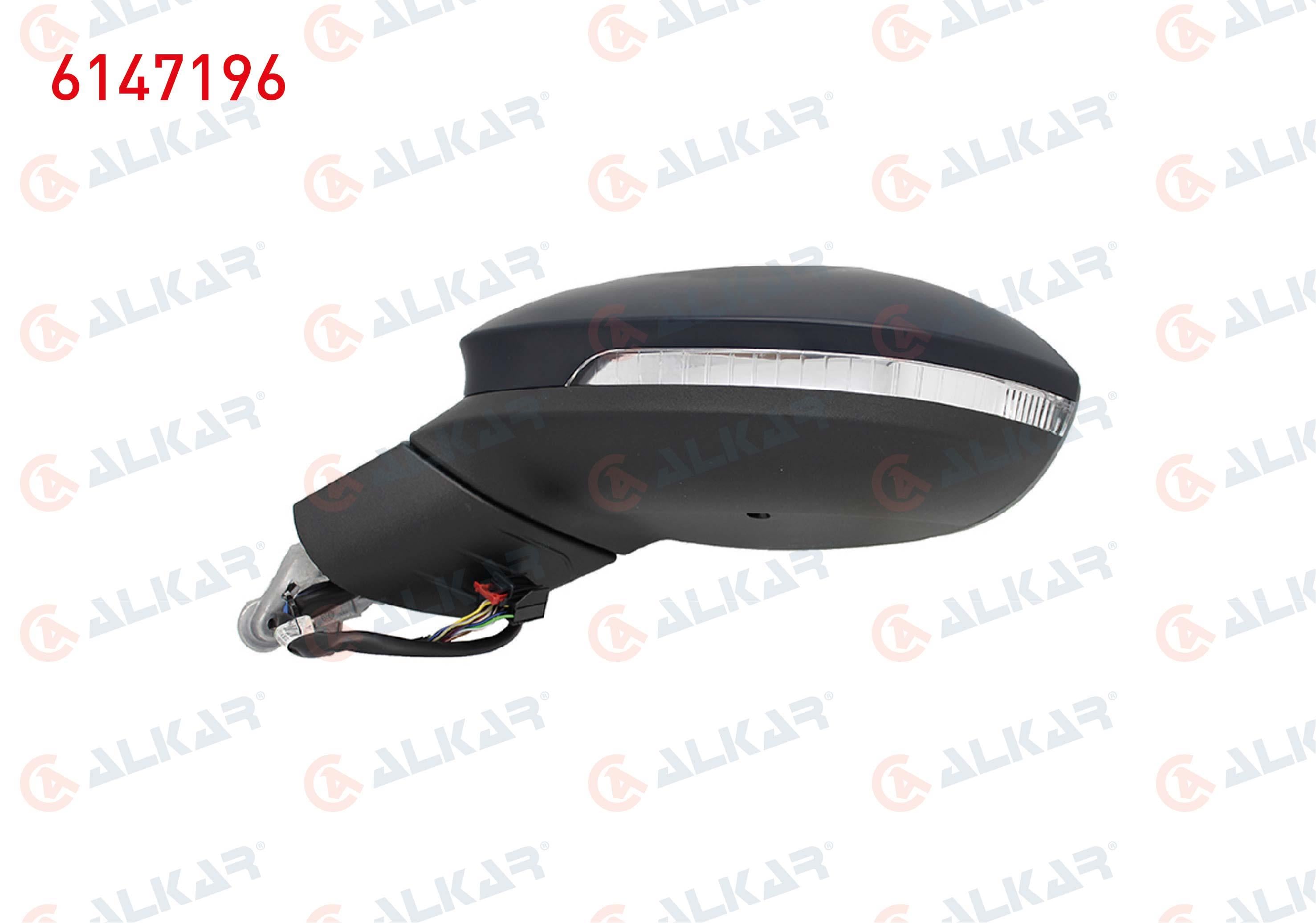 DIS DIKIZ AYNASI SOL ELEKTRIKLI ISITMALI ASFERIK ASTARLI OTOMATIK KATLANIR SINYALLI ALT AYDINLATMALI HAFIZALI KOR NOKTALI 16 PIN VOLKSWAGEN GOLF VIII 2019-