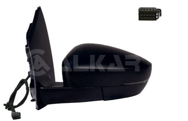 DIS DIKIZ AYNASI SOL MEKANIK ASFERIK SINYALLI DIKDORTGEN SOKETLI 2 PIN VOLKSWAGEN POLO (6R1, 6C1) 2010-
