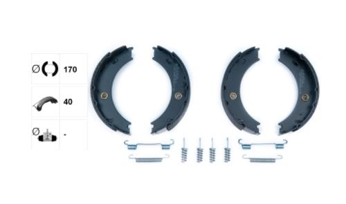 EL FREN BALATASI MERCEDES SPRINTER LT35 46 (904) 412 CDI YAPISTIRMA AKSESUARLI 170X40 mm 1995-2006 0024205920 9044200220 9044200420