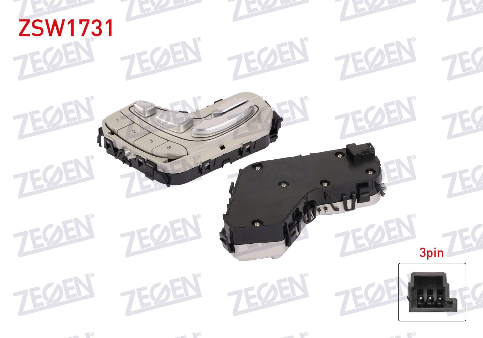 ELEKTRIKLI KOLTUK AYAR DUGMESI SOL 3 PIN MERCEDES E SERISI (W213)