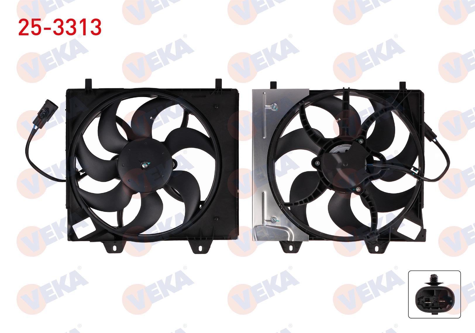 FAN MOTORU DAVLUMBAZLI 1.2 PURETECH PEUGEOT 2008 2015- / 208 2018- / CITROEN C4 III 2020- / OPEL CORSA F 2019-