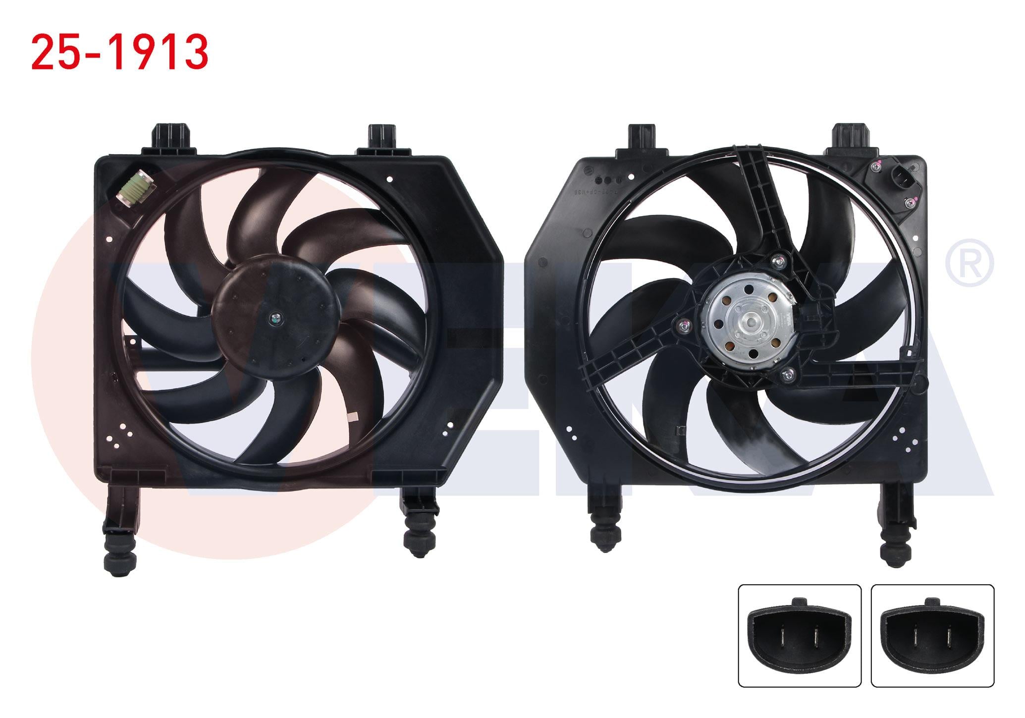 FAN MOTORU DAVLUMBAZLI FORD FIESTA IV 1.25 I 16V - 1.3i - 1.4i 16v - 1.6i 16v - 1.8 D 1995-2002/ COURIER 1.8 D 1999-2002