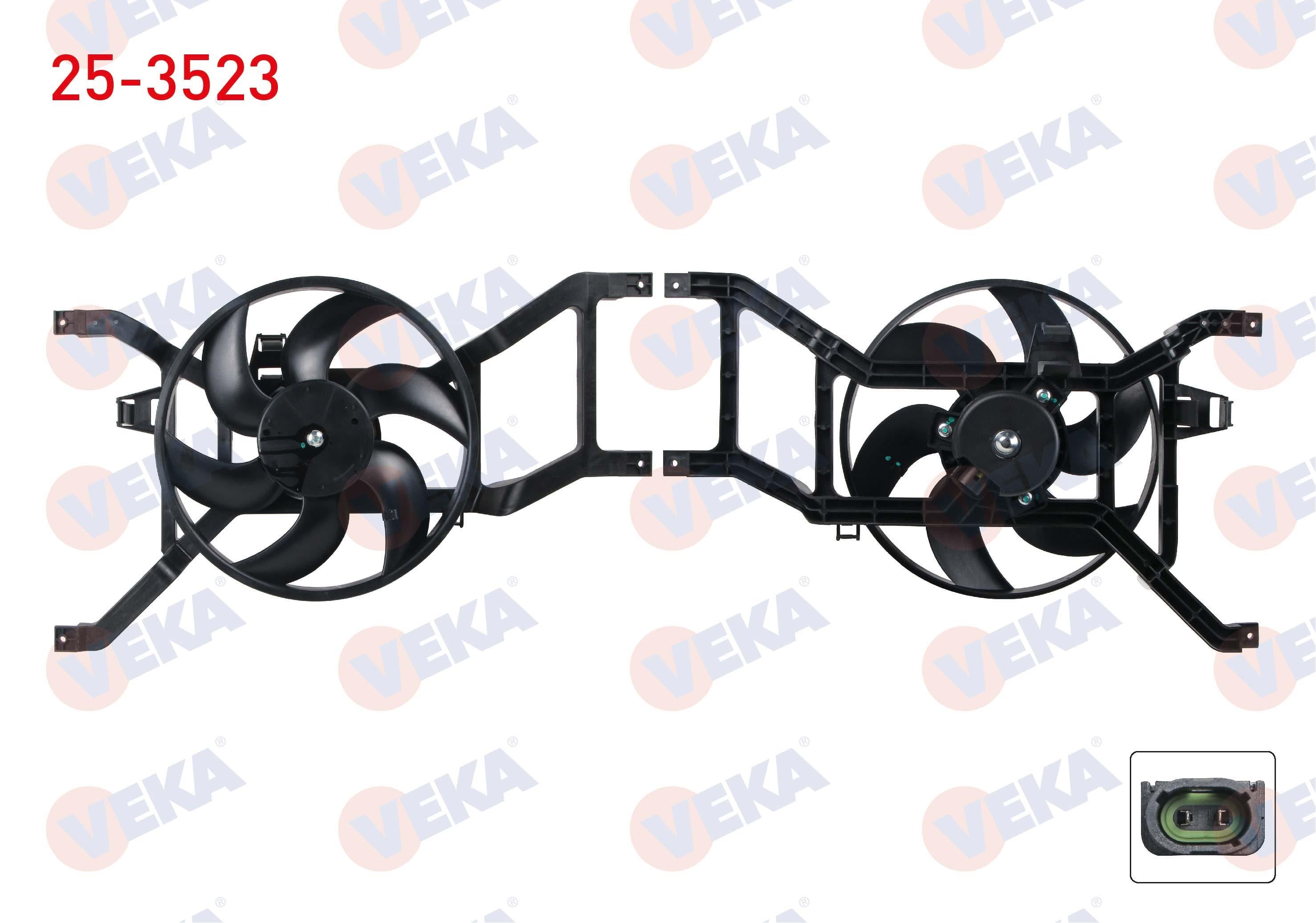 FAN MOTORU DAVLUMBAZLI TEK FANLI DACIA LOGAN 1.2i - 1.4i -1.6i - 1.5 DCI 2004 / SANDERO 1.2i - 1.4i -1.6i - 1.5 DCI  2008-2013