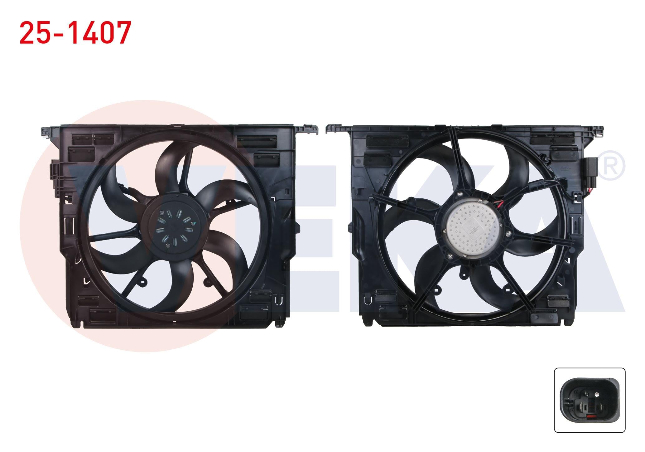 FAN MOTORU DAVLUMBAZLI TEKLI (400W) BMW 5 SERISI (F10) 520 D - 525 D xDrive - 530 D 2010-