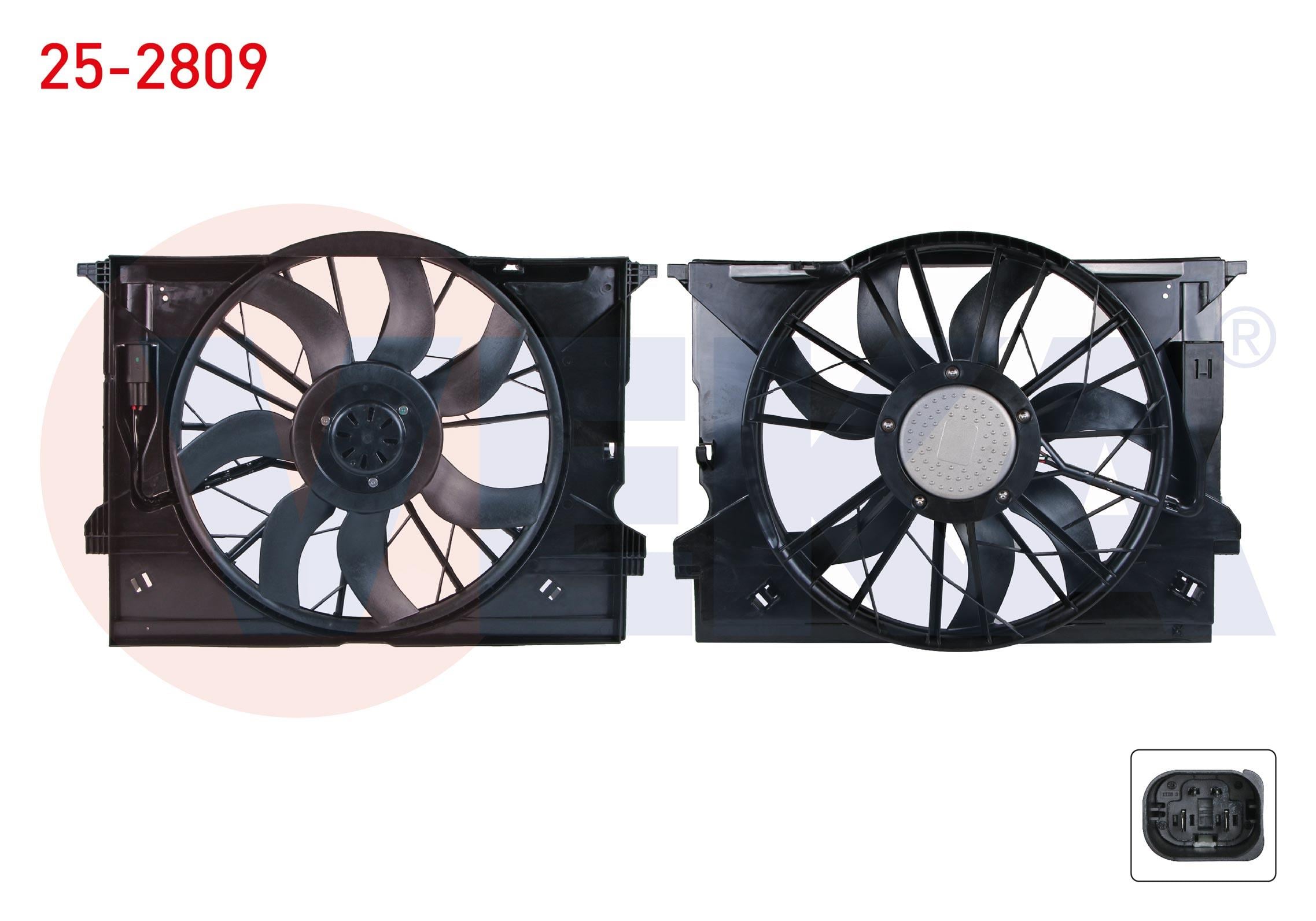 FAN MOTORU DAVLUMBAZLI TEKLI (400W) MERCEDES E SERISI (W211) E 200 - E 200 CDI - E 220 CDI - E 240 - E 320 - E 350 2002-2008/ CLS (C219) CLS 350 2004-2011