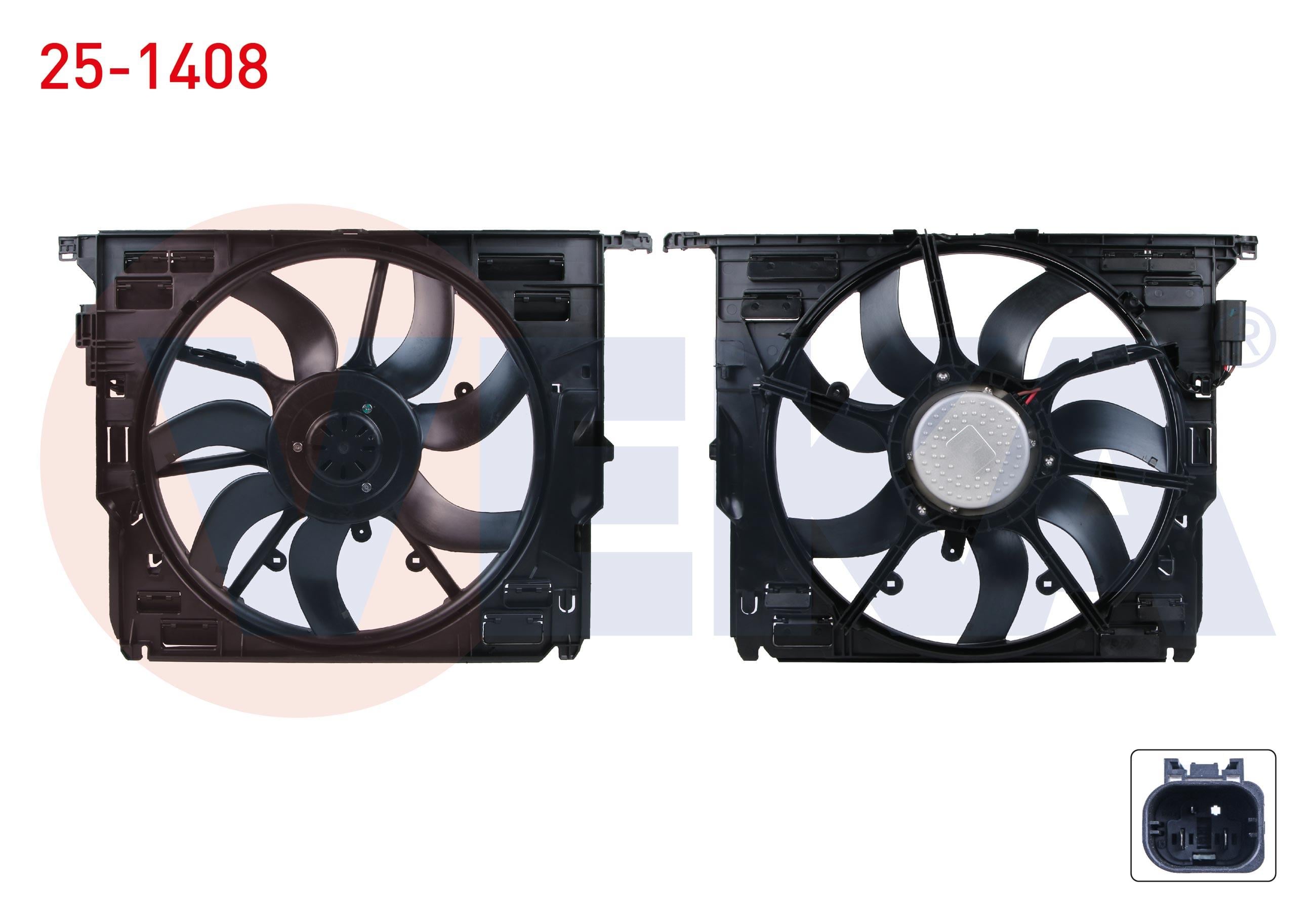 FAN MOTORU DAVLUMBAZLI TEKLI (600W) BMW 5 SERISI (F10) 520 D M-T - 525 D xDrive - 530 D - 535 D 2010-/ 6 SERISI (F12) 640 i M-T 2011-/ 7 SERISI (F01,F