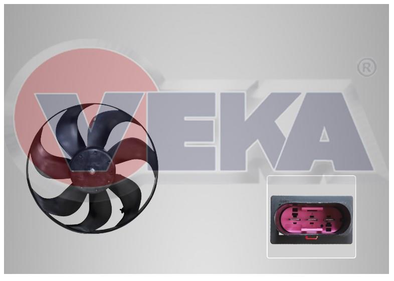 FAN MOTORU GOLF4-BORA-A3-TOLEDO AKL-BFQ-AGU-AGN-BCB-AGR 1,6-1,8-1,9 TDİ SOL (8EW 009 144-531 (345 mm)6X0959455F 6Q0959455K