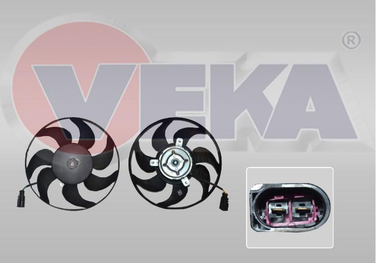 FAN MOTORU GOLF5-GOLF6-JETTA-A3-LEON-CADDY-LEON SAĞ (8EW 351 040-391) (293 mm) 1K0959455ES 1K0959455R