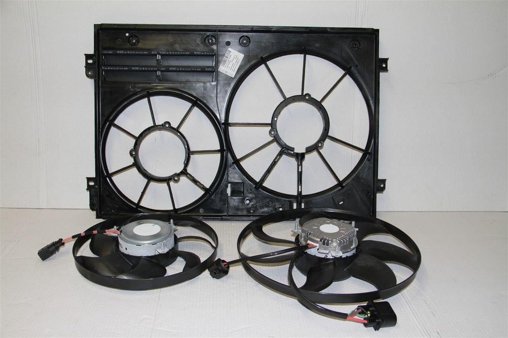 FAN MOTORU KOMPLE SET (SOL + SAG + DAVLUMBAZ) GOLF5-GOLF6-JETTA-PASSAT-CADDY-A3-LEON CAYC-CAYD-CBZA-CBZB 1,2 TSİ-1,6 TDİ 04-13 1K0959455ET 1K0121205AB