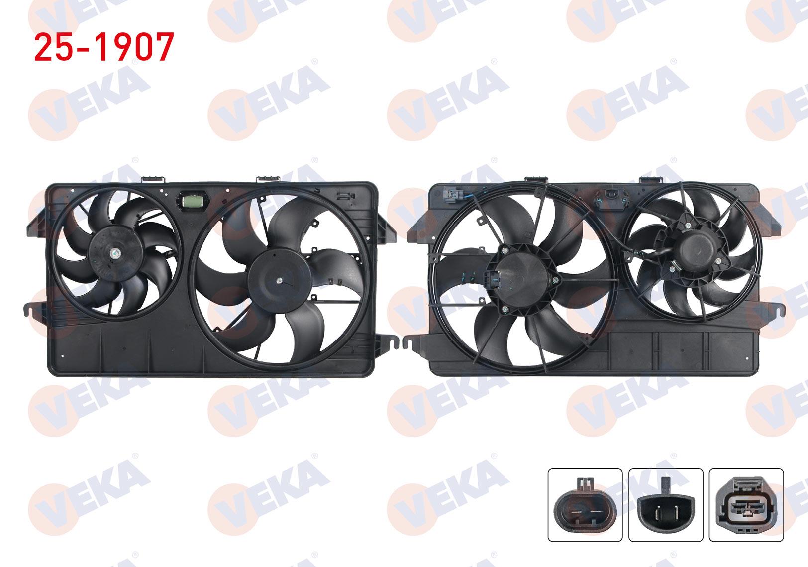 FAN MOTORU SU RADYATORU DAVLUMBAZLI CIFTLI FAN FORD TRANSIT CONNECT 1.8 TDCI AC+ 2002-2013