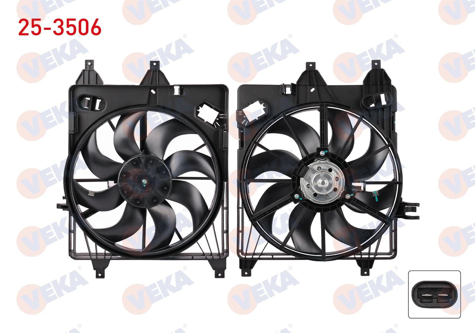 FAN MOTORU SU RADYATORU DAVLUMBAZLI TEKLI FANLI RENAULT CLIO II (BB0/1/2,CB0/1/2) 1.5 DCI 1998-2005