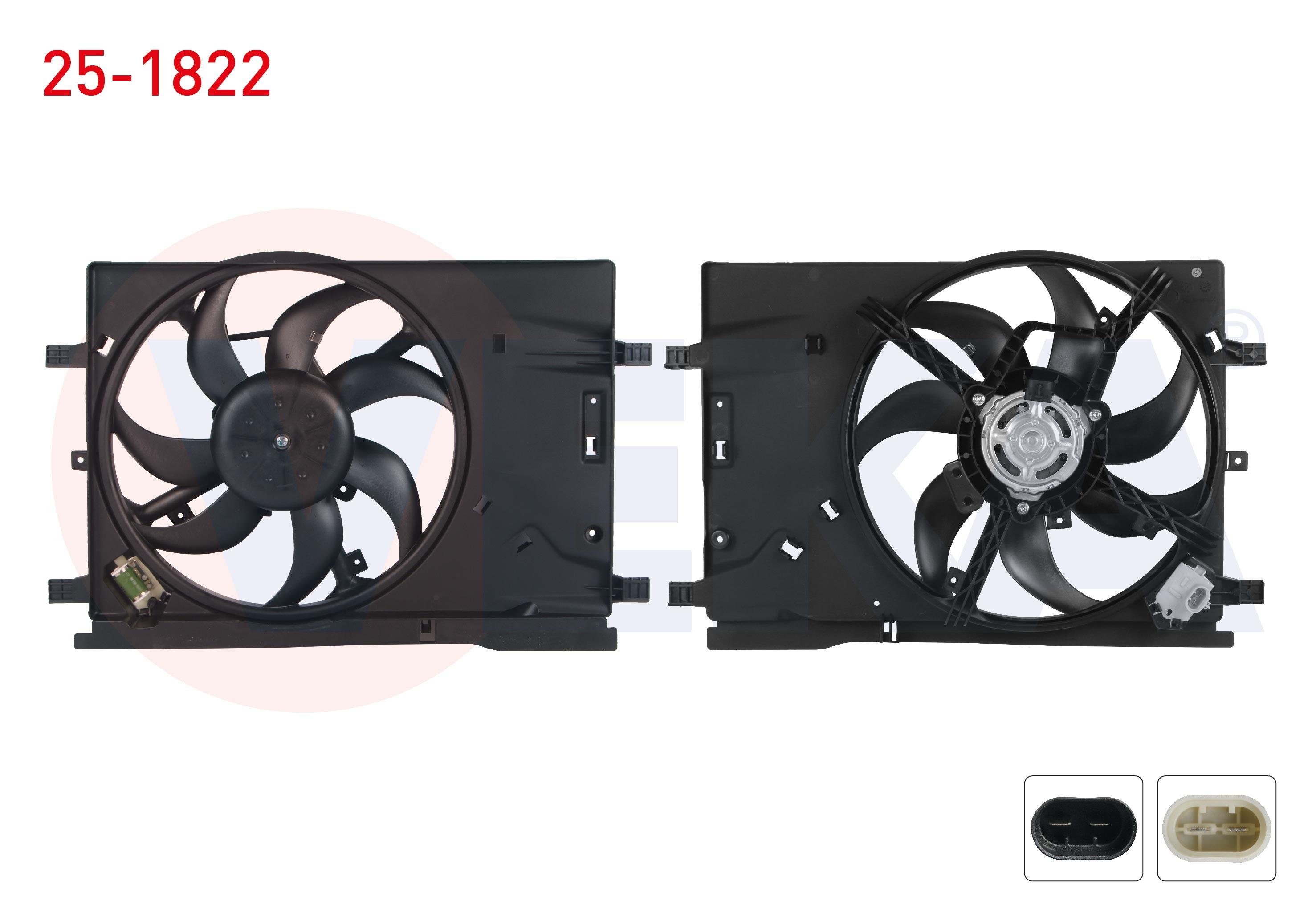 FAN MOTORU (SU+KLIMA) DAVLUMBAZLI RESIZTANSLI TEKLI FANLI FIAT GRANDE PUNTO (199) 1.4 2005-2012