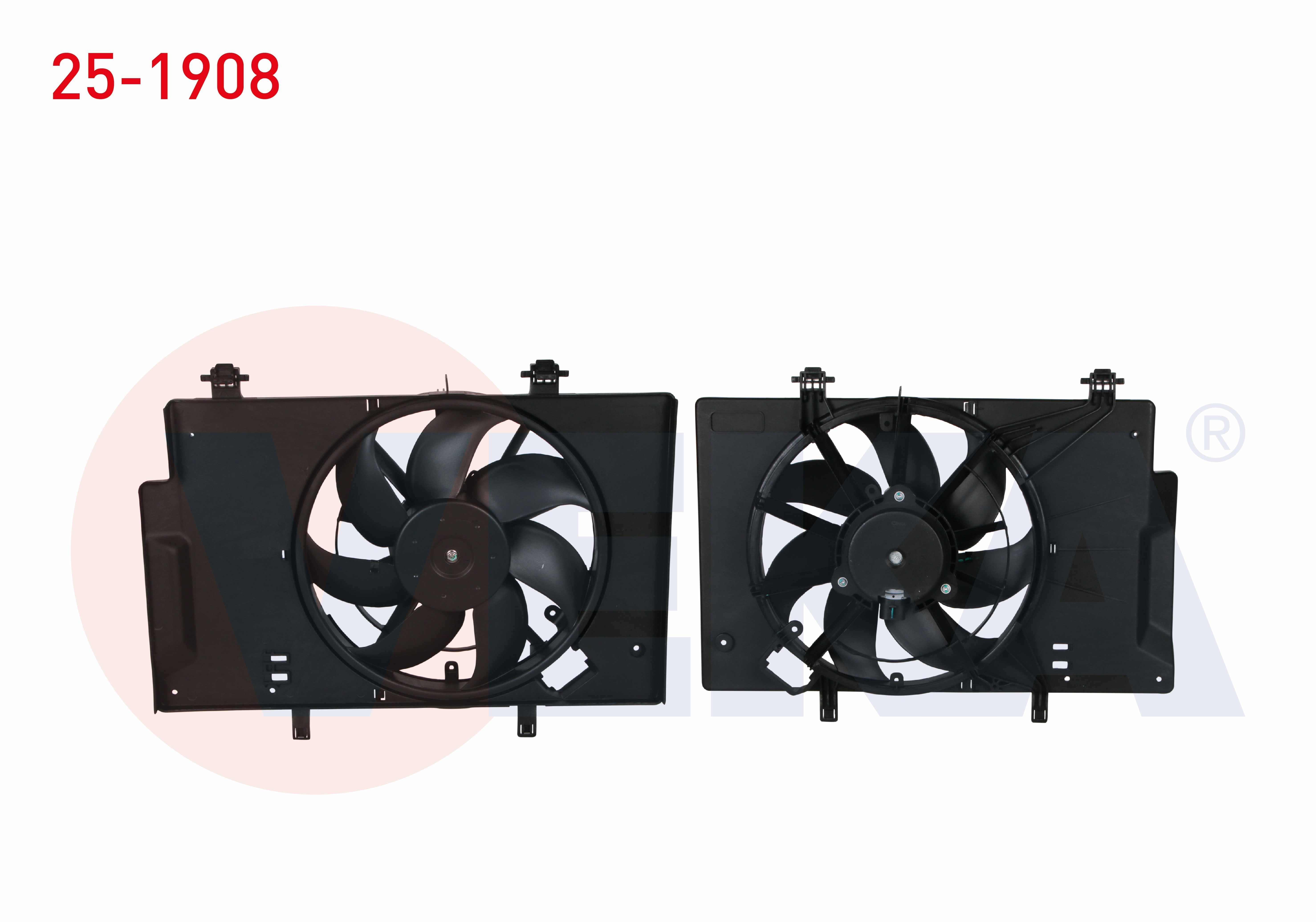 FAN MOTORU (SU+KLIMA) DAVLUMBAZLI TEKLI FAN FORD FIESTA VI 1.4i 2008-2012