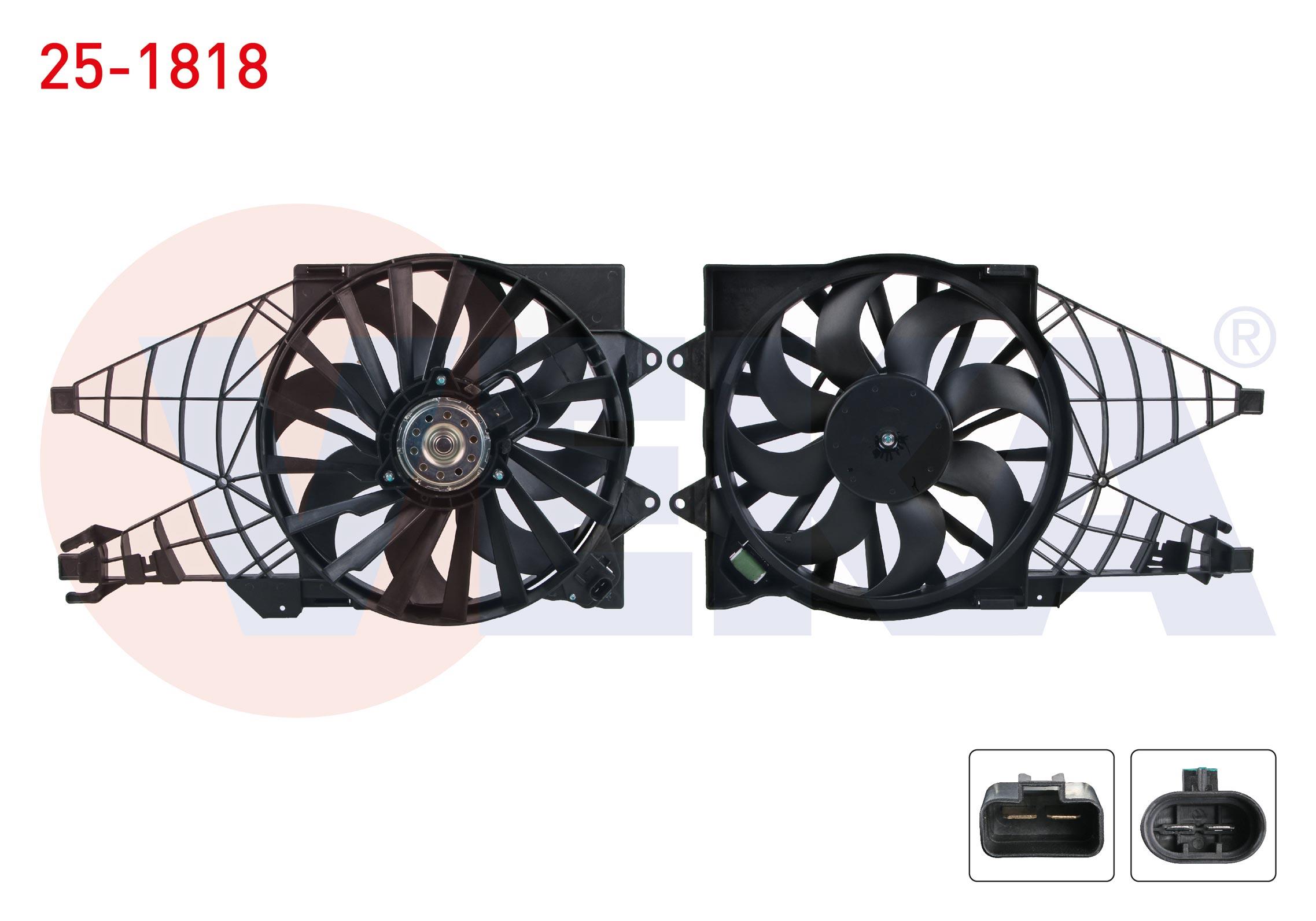 FAN MOTORU (SU+KLIMA) DAVLUMBAZLI TEKLI FAN FIAT LINEA (323) 1.3 MJT 2007-