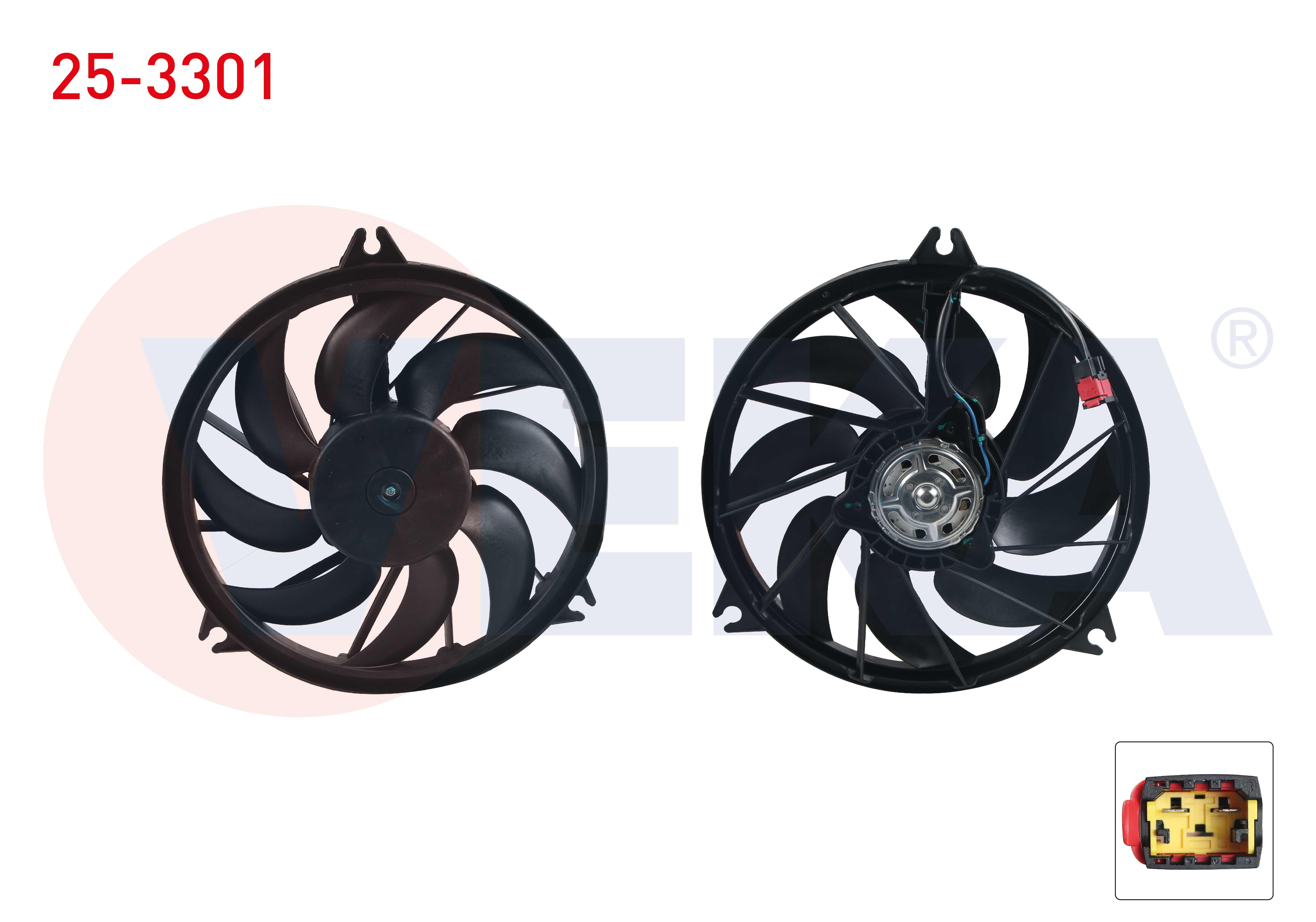FAN MOTORU (SU+KLIMA) PEUGEOT 206 (2A/C) 1.4i 16v 1998-2006