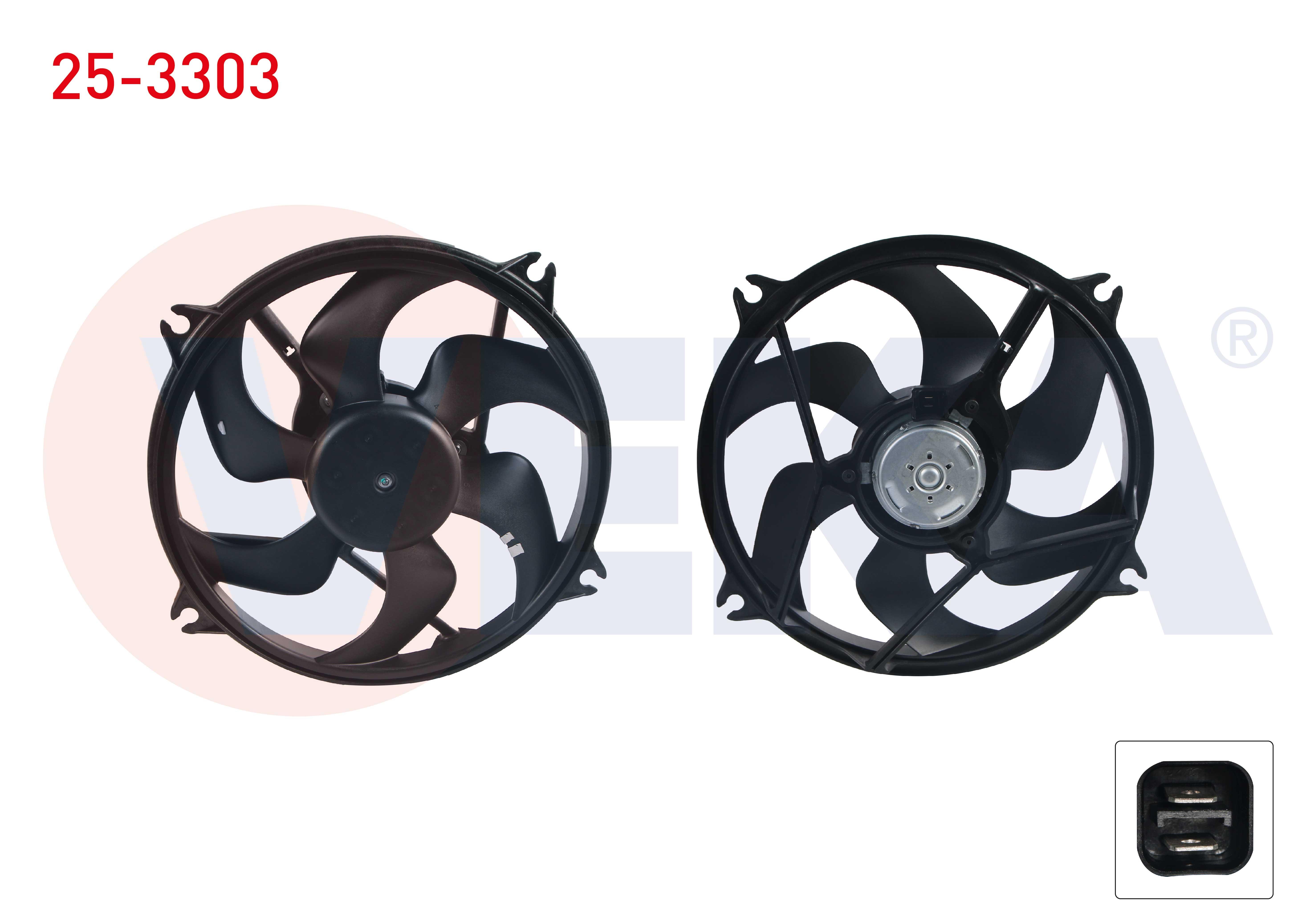 FAN MOTORU (SU+KLIMA) PEUGEOT PARTNER (5,5F) 1.9 D 460 WATT KLIMALI 1996-2008