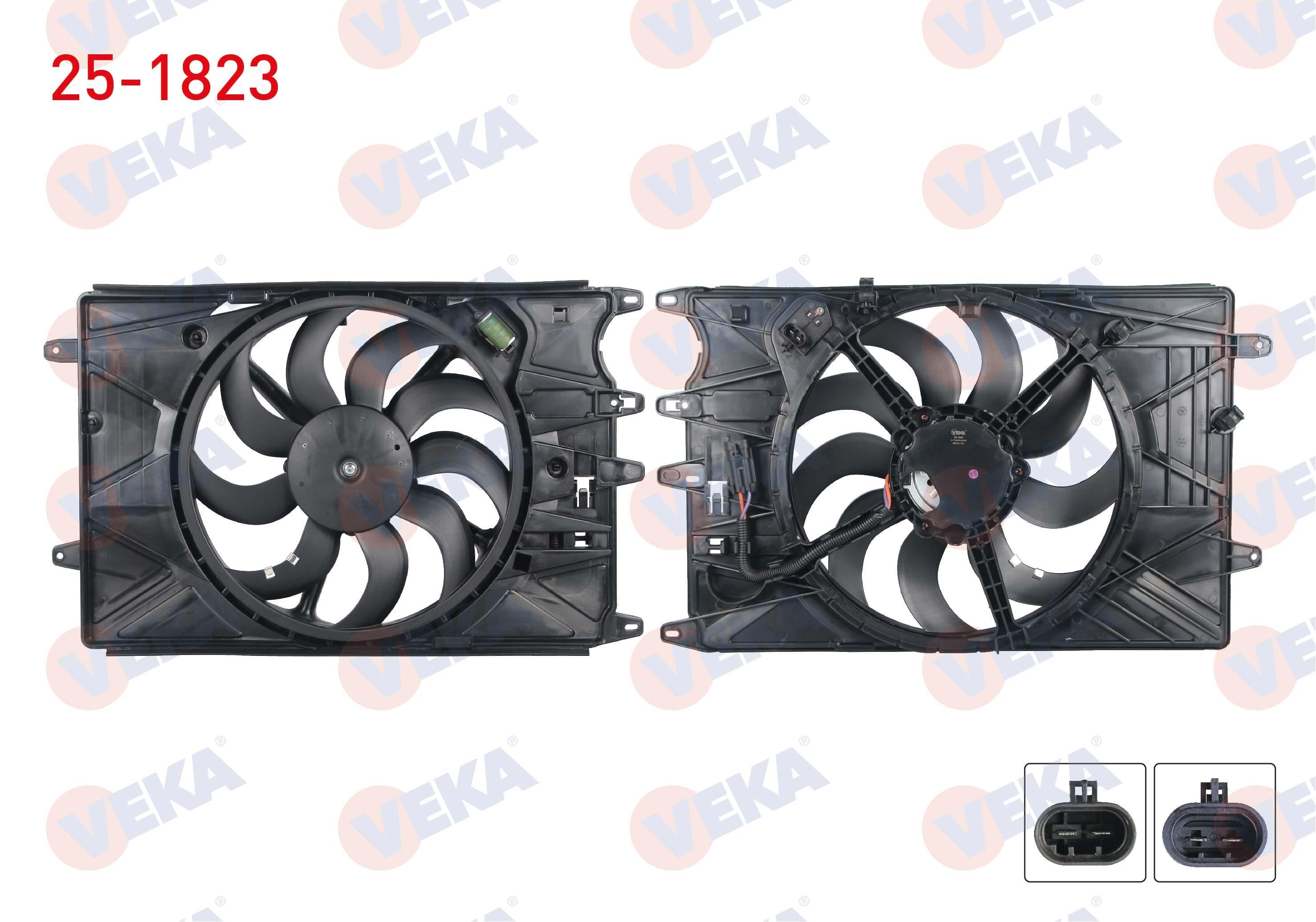 FAN MOTORU (SU+KLIMA) TEKLI FANLI REZISTANSLI FIAT EGEA 1.6 MJT 120 HP 2015- / 1.6 E-TORQ 110 HP / 1.4 16v 120 HP 2015-