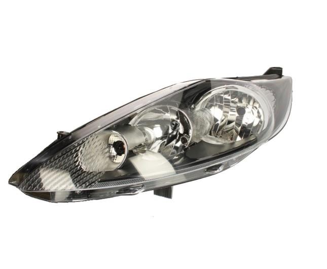 FAR LAMBA FORD FIESTA 09-12 MOTORLU SİYAH AMPULLÜ SOL