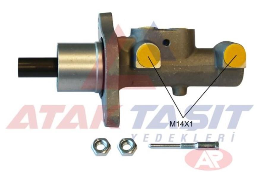 FREN ANAMERKEZ ALUMINYUM 25,4mm FORD FOCUS II 1.4i - 1.6i - 1.6 TDCI - 1.6 TI-VCT 2004-2011 / C-MAX I 1.6i - 1.6 TDCI 2007-2011