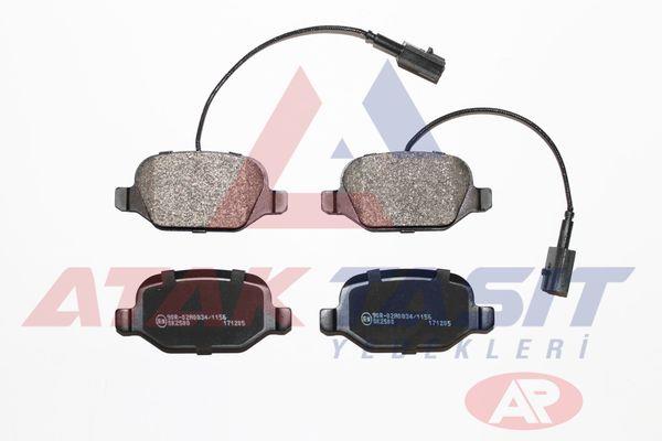 FREN BALATA ARKA CIFT FISLI FIAT LINEA (323) 1.6 MJT 2010- / LINEA (323) 1.4 2010-