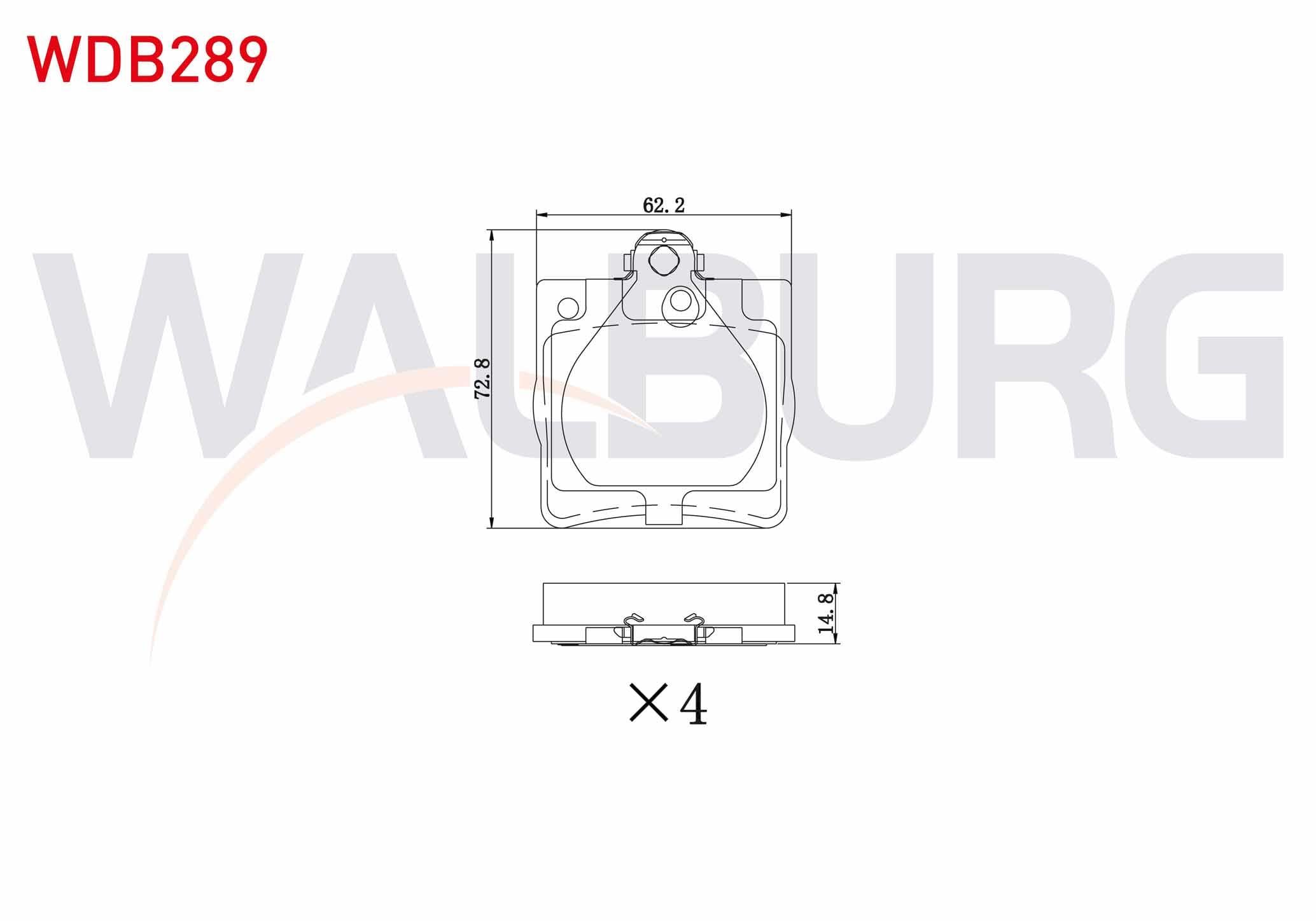 FREN BALATA ARKA E SERISI (W210) E 200 1995-2002 / (W210) E 270 CDI 1995-2002/ (W210) E 280 1995-2002/ (W210) E 220 CDI 1995-2002/ C SERISI (W203) C 180 2000-2006/ (W203) C 200 2000-2006/