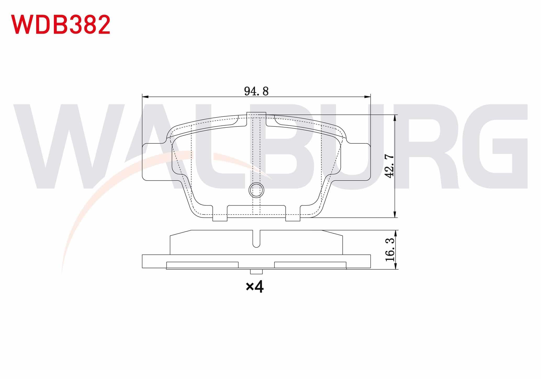 FREN BALATA ARKA FIAT LINEA 1.4 T-JET 2007-/ BRAVO II (198) 1.6 MJT 2006-/ STILO 1.6 16v 2001-2010/ BRAVO II 1.6 2006-/ALFA ROMEO MITO 1.4 T 2008-/ MITO (955) 1.6 JTD 2008-/