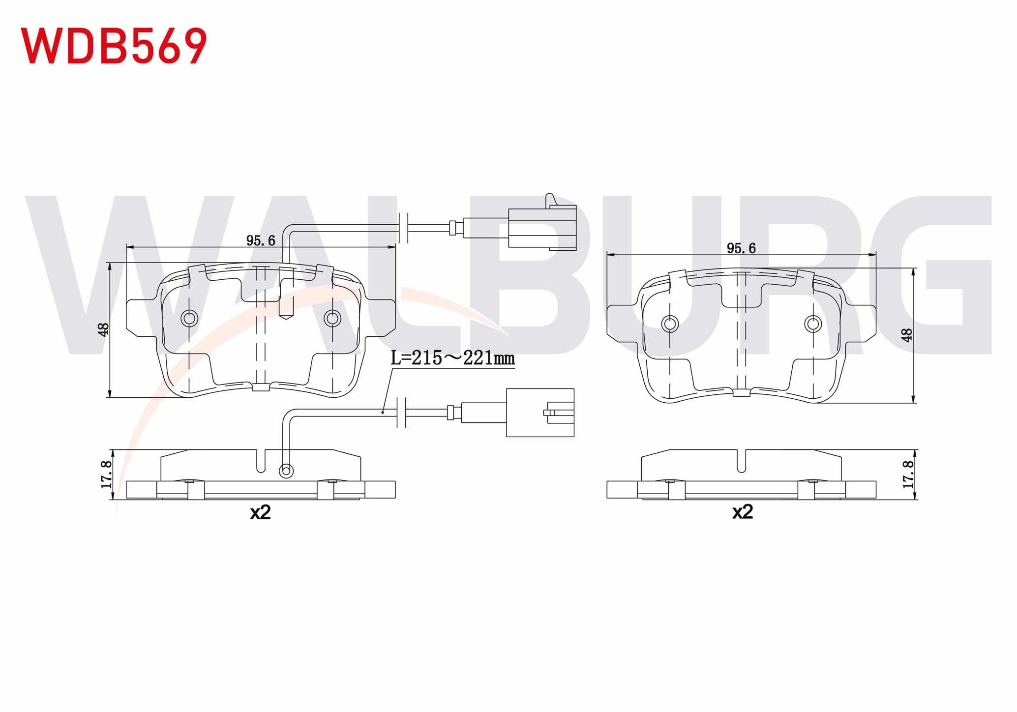 FREN BALATA ARKA FISLI ALFA ROMEO GIULIETTA (940) 1.4 TB 2010- / GIULIETTA (940) 1.6 JTD 2010- / GIULIETTA (940) 2.0 JTDM 2010-