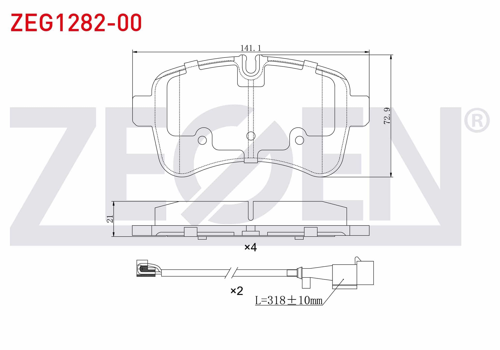 FREN BALATA ARKA FISLI IVECO DAILY IV 2.3i 2006-2011