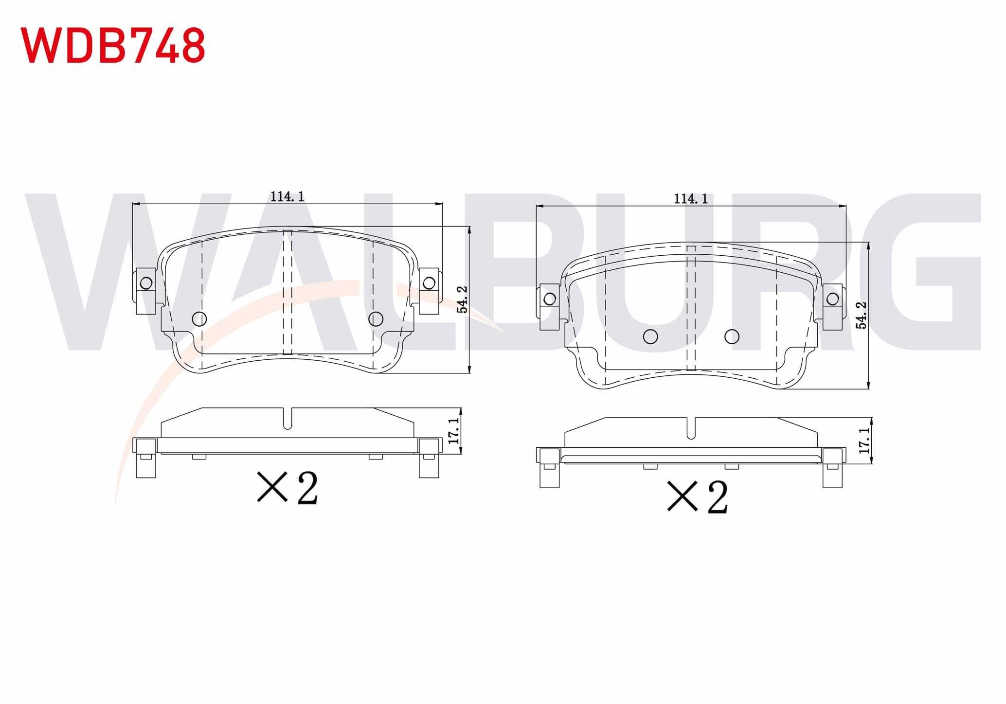 FREN BALATA ARKA IKAZLI CITROEN JUMPY 1.6 BlueHDI 2016- / PEUGEOT EXPERT 1.6 BlueHDI 2016- / TOYOTA PROACE (MPY_) 1.6 D 2016- / PROACE (MPY_) 2.0 D 2016-