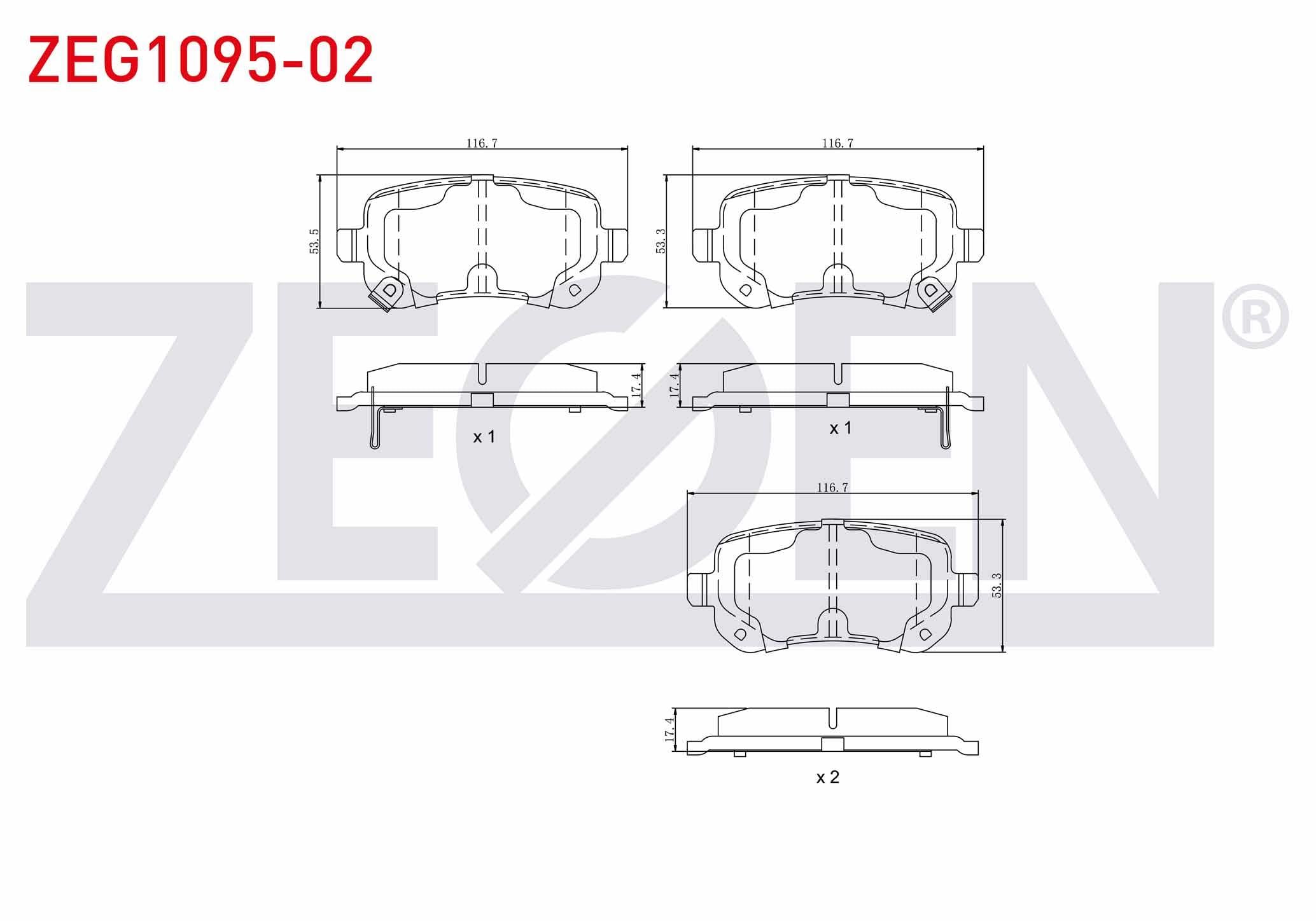 FREN BALATA ARKA IKAZLI FIAT FREEMONT (JF) 2.0 MJT 170 HP 2011-/ CHRYSLER G.VOYAGER 3.3i 2008- / JEEP WRANGLER III 2.8 CRDI 2007- / DODGE NITRO 2.8 CRD 2007- / DODGE JOURNEY 2.0 CRD 2008-