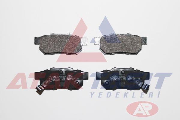 FREN BALATA ARKA IKAZLI HONDA CIVIC IV 1.4i 1987-1993/ CIVIC IV 1.5i 1987-1993/ ACCORD IV (CB) 2.0i 16v 1990-1993/ JAZZ IV (GK) 1.3 2016-/ ROVER 25 (RF) 1.6 16v 1999-2005/ ROVER 200 216 Si 1995-2000