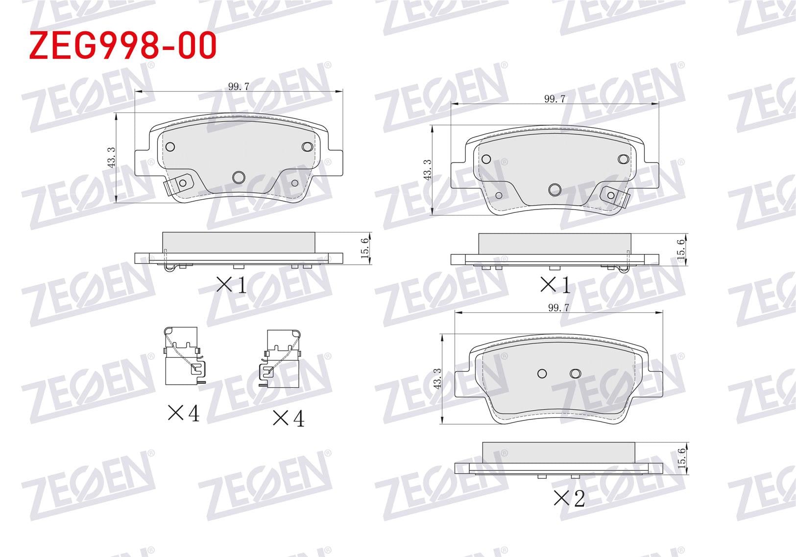 FREN BALATA ARKA IKAZLI HYUNDAI ELANTRA 2021- / i20 - i30 2021-