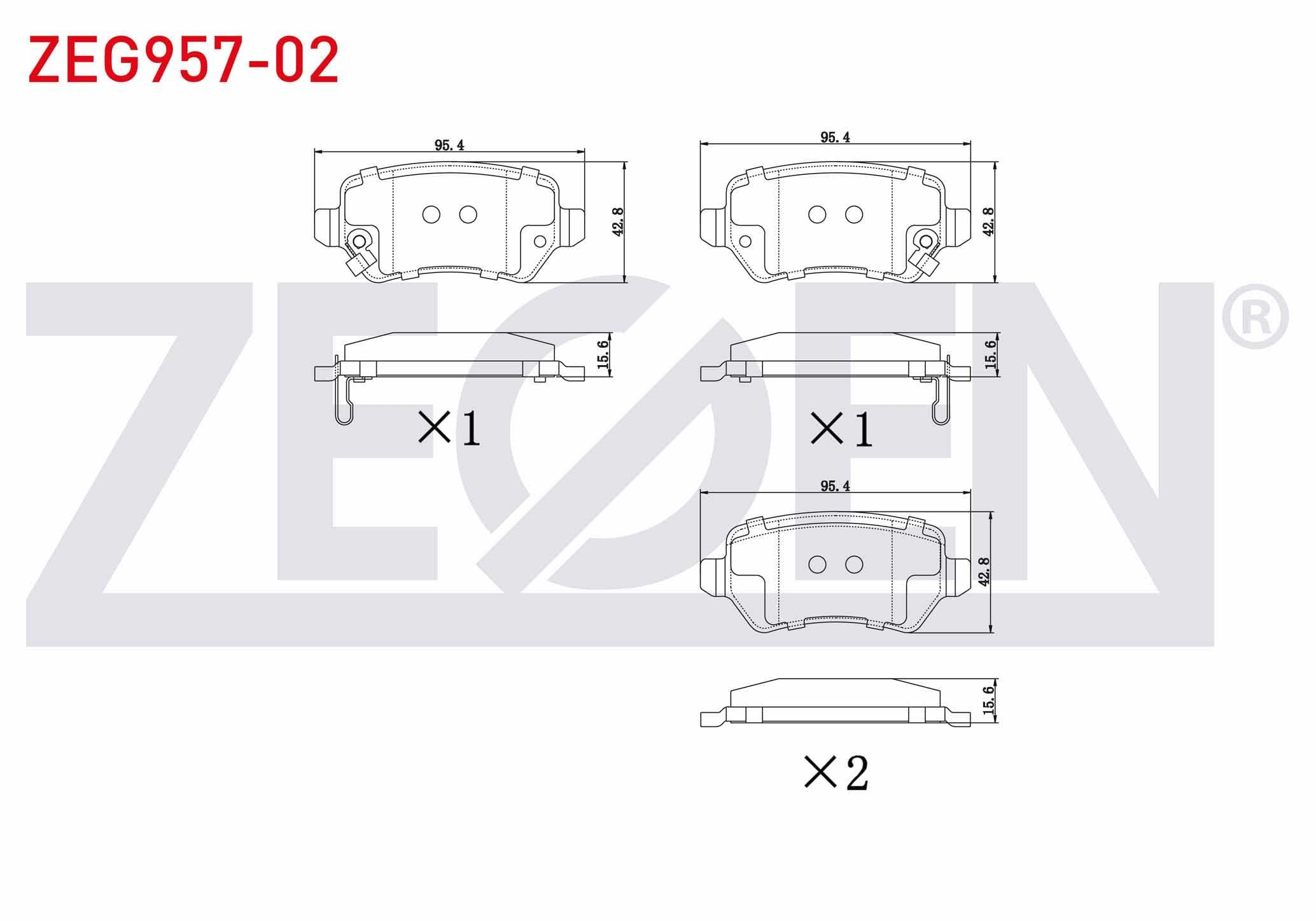 FREN BALATA ARKA IKAZLI OPEL ASTRA H 1.3 CDTI 2004-2010/ ASTRA H 1.6i 2004-2010/ ASTRA G 1.6 16v 1998-2005/ ZAFIRA B 1.9 CDTI 2005-2011/ KIA CEED 1.6 CRDI 2012-/HYUNDAI IX20 1.4 CRDI 2010-