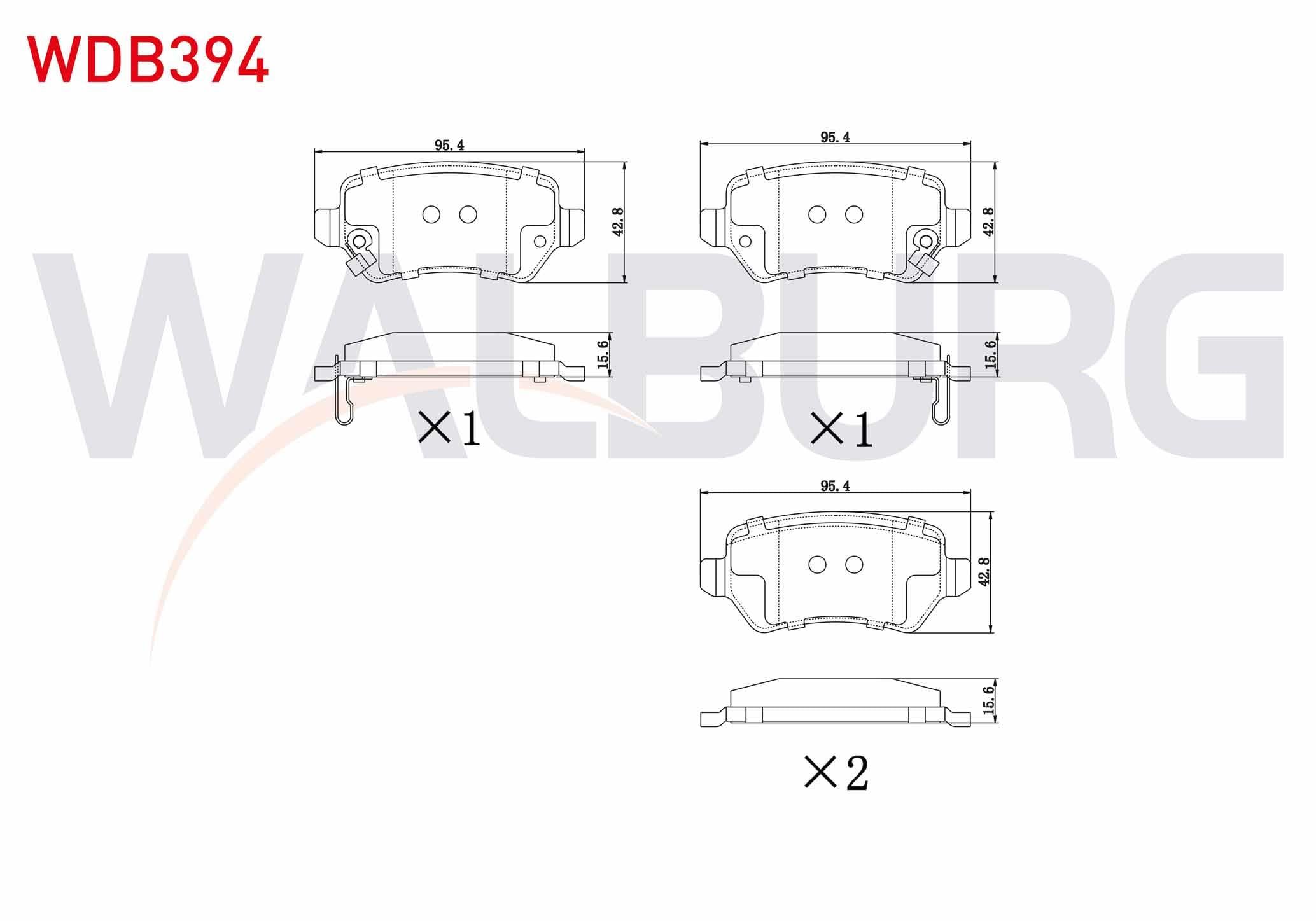FREN BALATA ARKA IKAZLI OPEL ASTRA H 1.3 CDTI 2004-2010/ ASTRA H 1.6i 2004-2010/ ASTRA G 1.6 16v 1998-2005/ ZAFIRA B 1.9 CDTI 2005-2011/ KIA CEED 1.6 CRDI 2012-/HYUNDAI IX20 1.4 CRDI 2010-