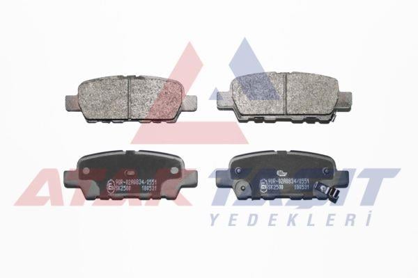 FREN BALATA ARKA IKAZLI SUZUKI G.VITARA II (JT) 1.6 VVT-I 2005- / G.VITARA II (JT) 2.0i 2005- / G.VITARA II (JT) 1.9 DDIS 2005- / NISSAN JUKE 1.5 DCI 2010- / NISSAN JUKE 1.6 DIG-T 2010-